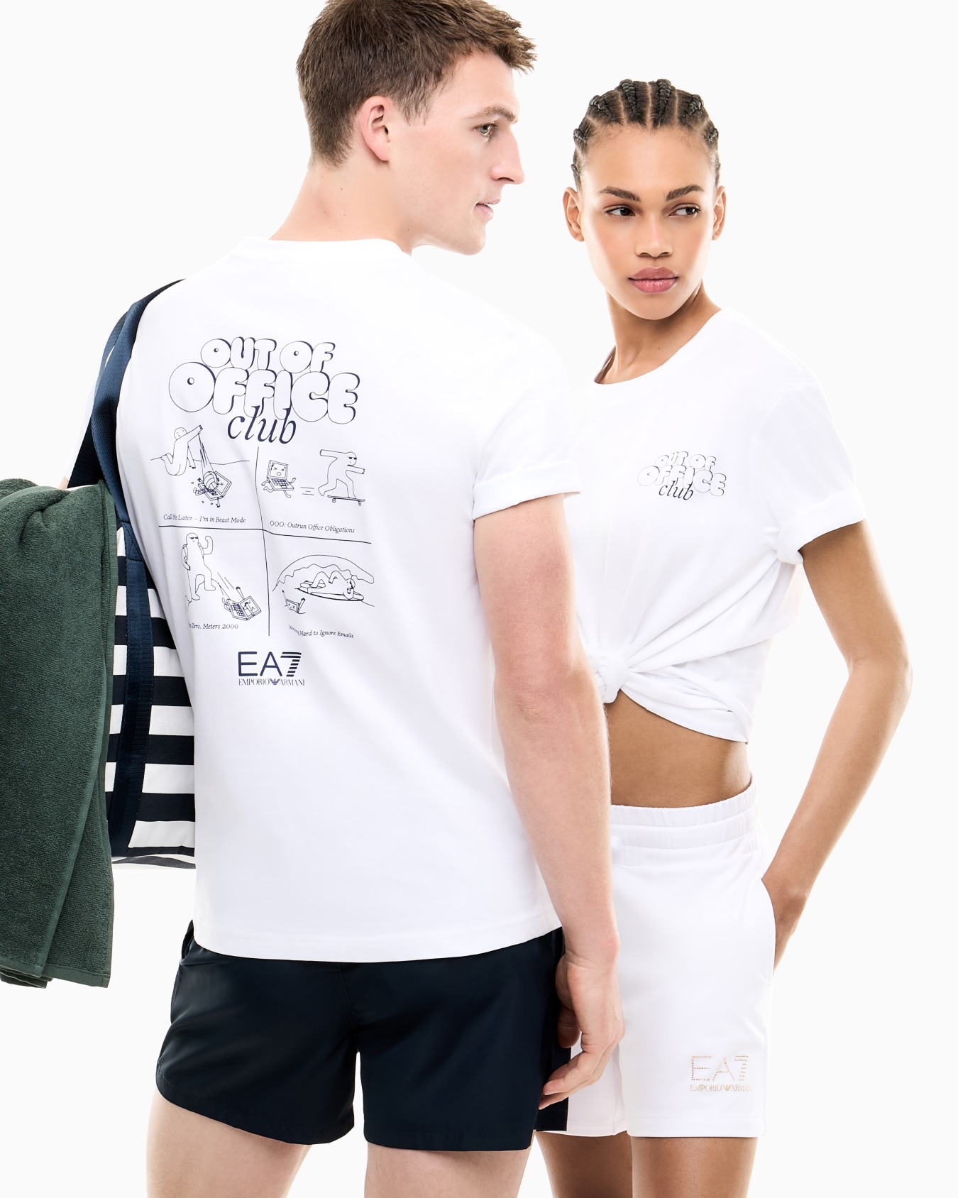 Pure cotton T-shirt with print Slide 7