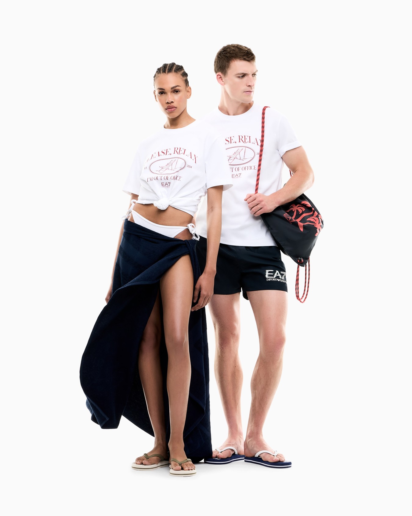 Pure cotton T-shirt with print Slide 1