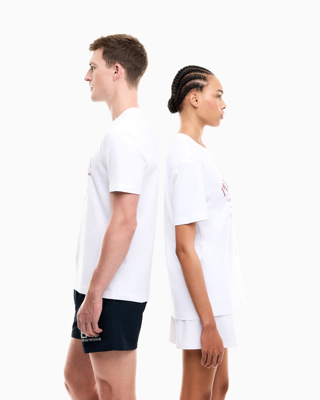 Pure cotton T-shirt with print Slide 6