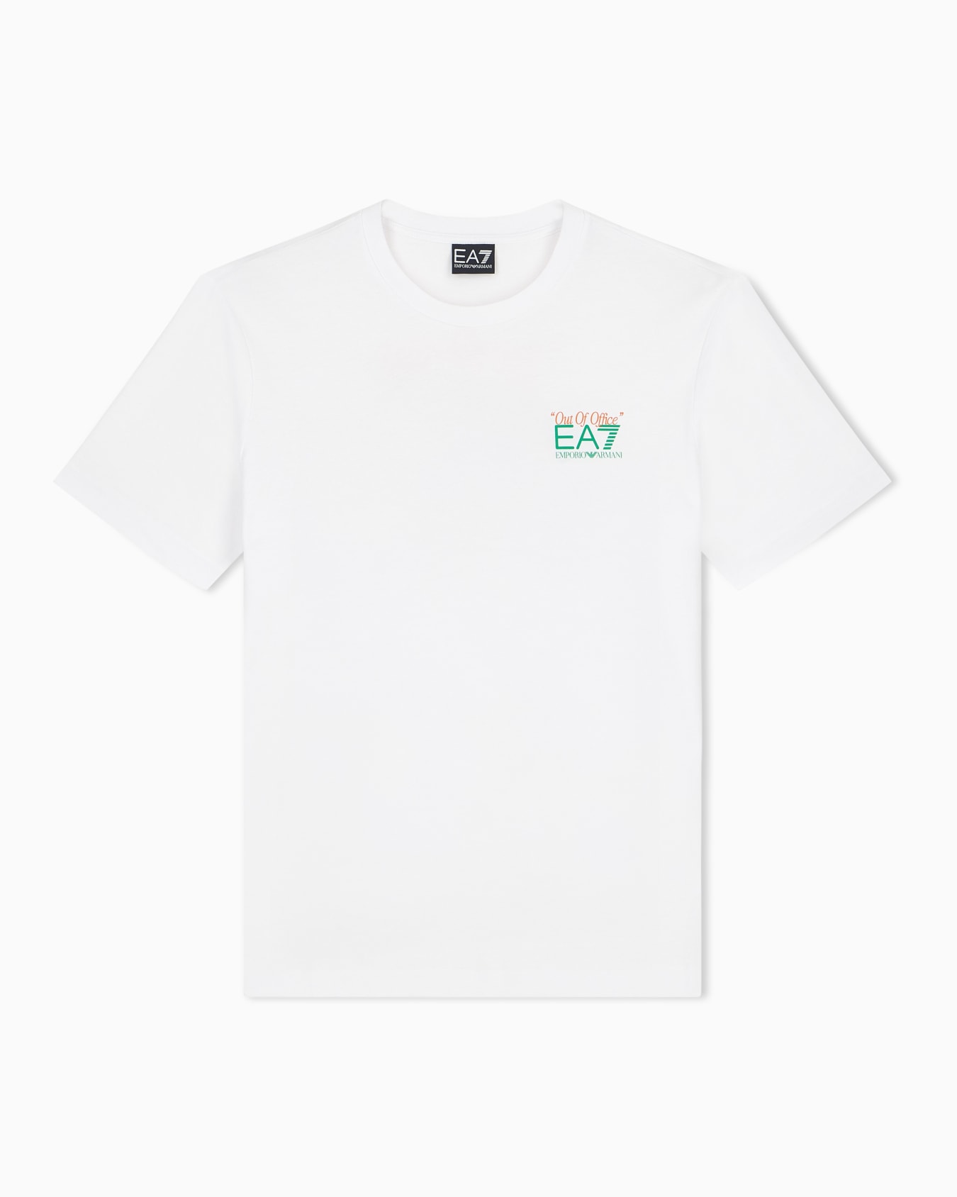 Pure cotton T-shirt with print Slide 0