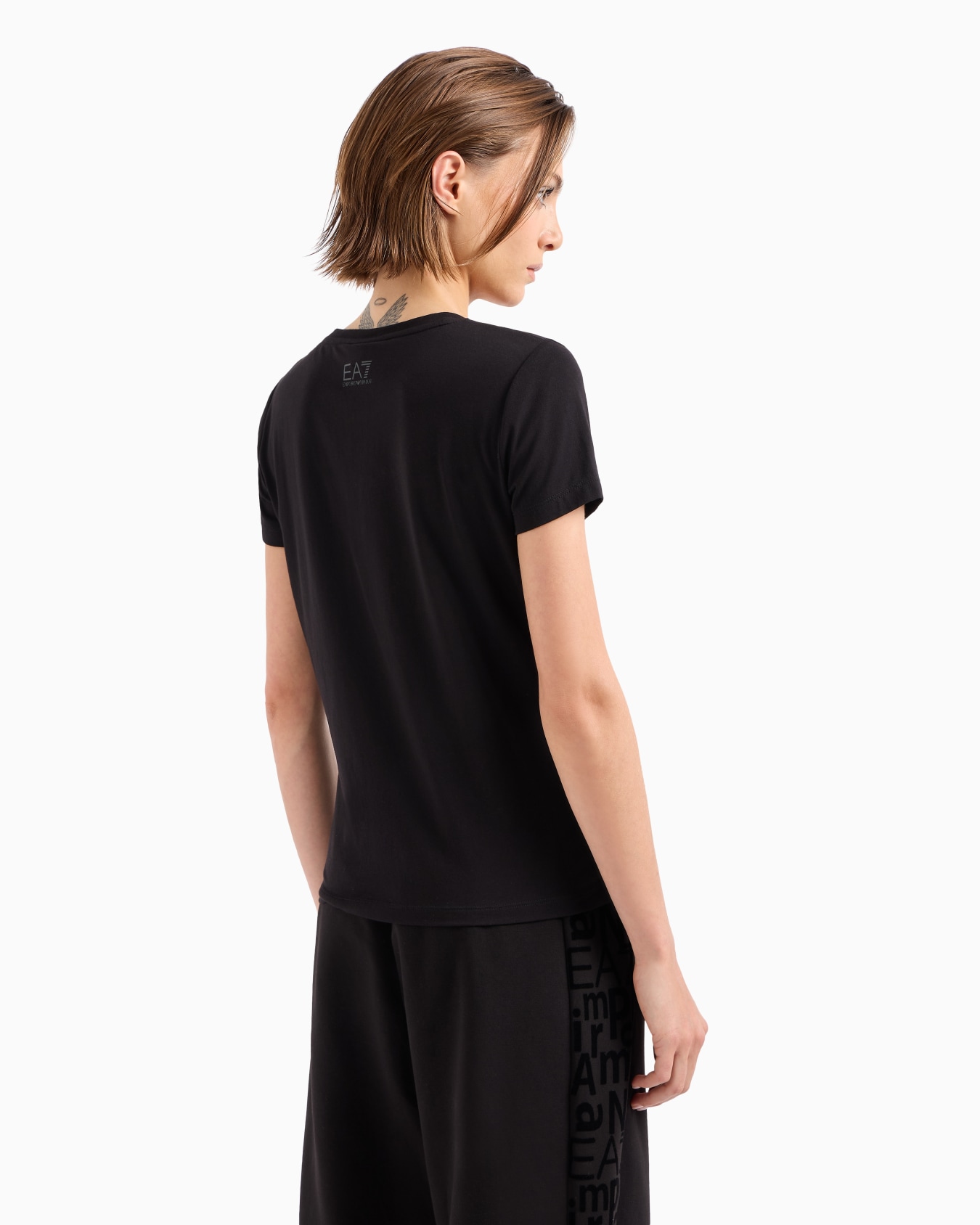 T-shirt ras-du-cou Graphic Series en coton stretch Diapositive 2