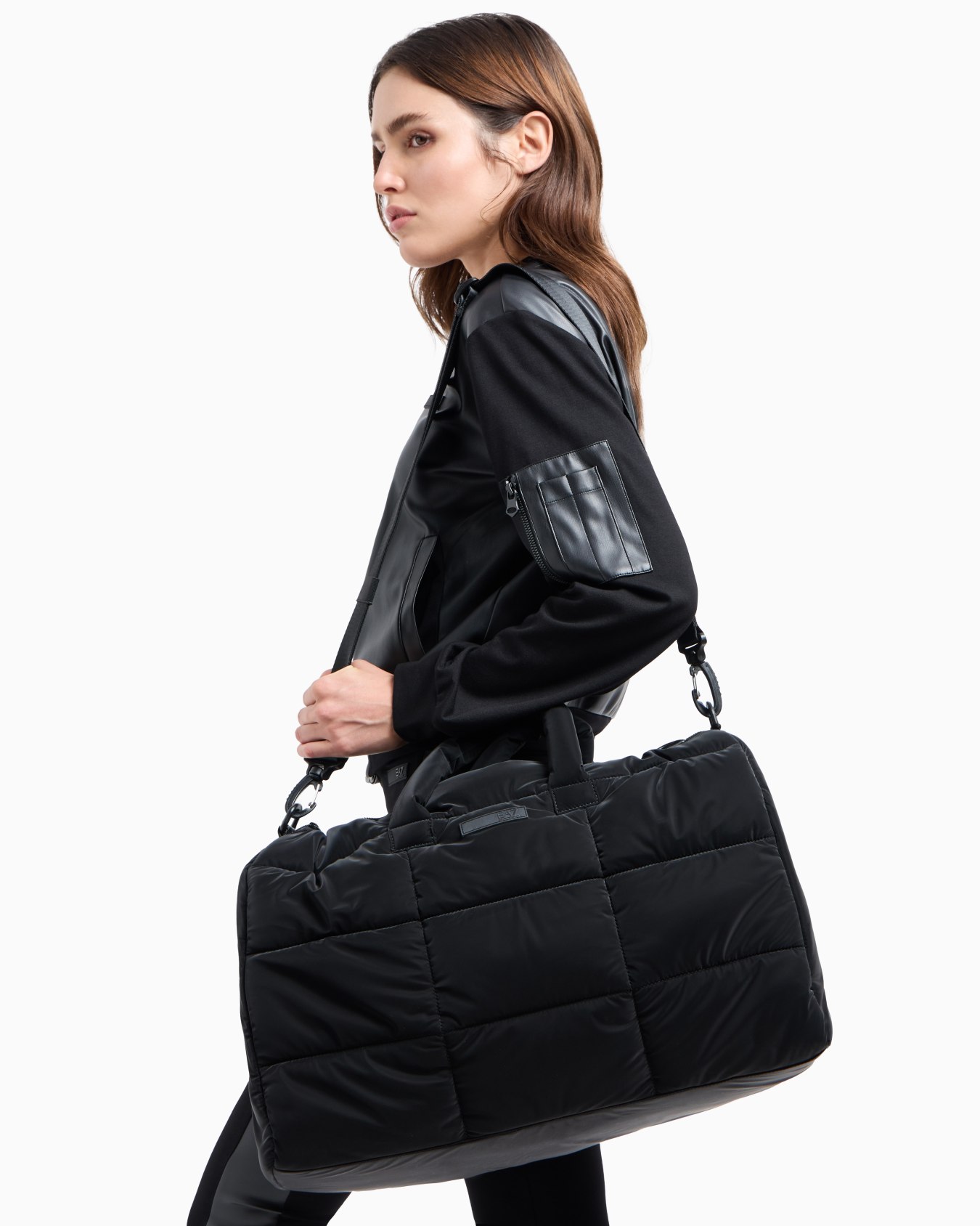 Padded nylon duffel bag Slide 6