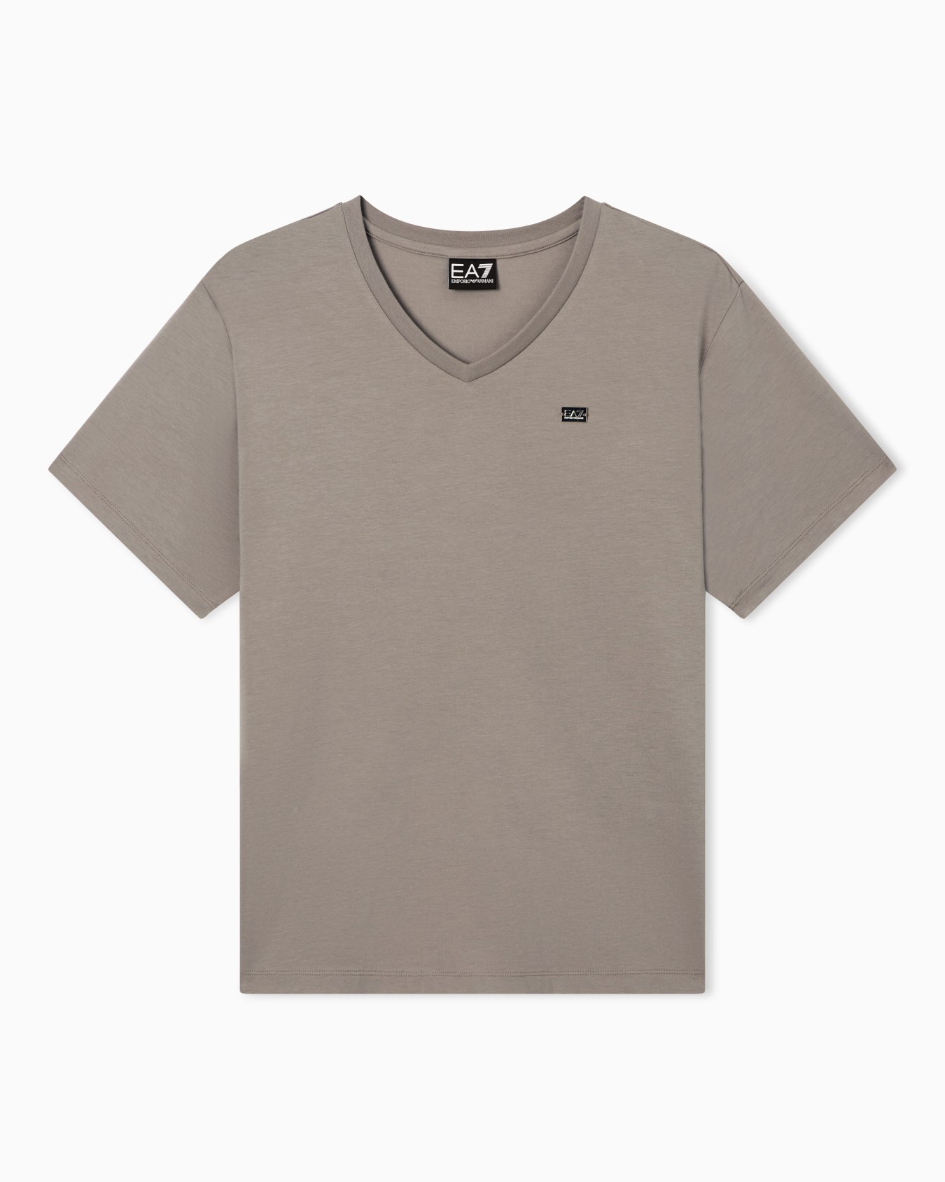 Core Lady stretch cotton jersey V-neck T-shirt Slide 0