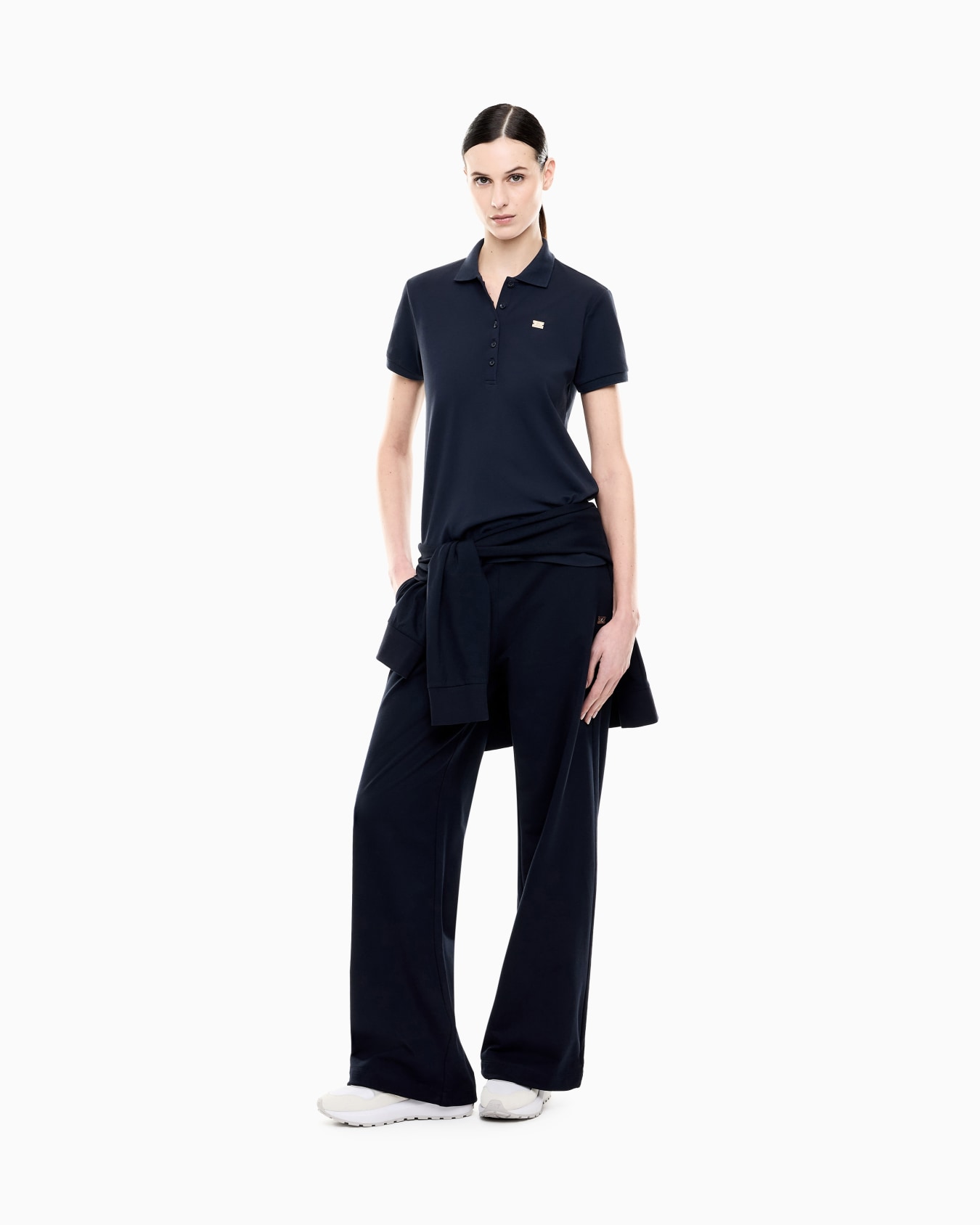 Core Lady ポロシャツ ストレッチコットンジャージー スライドする 1