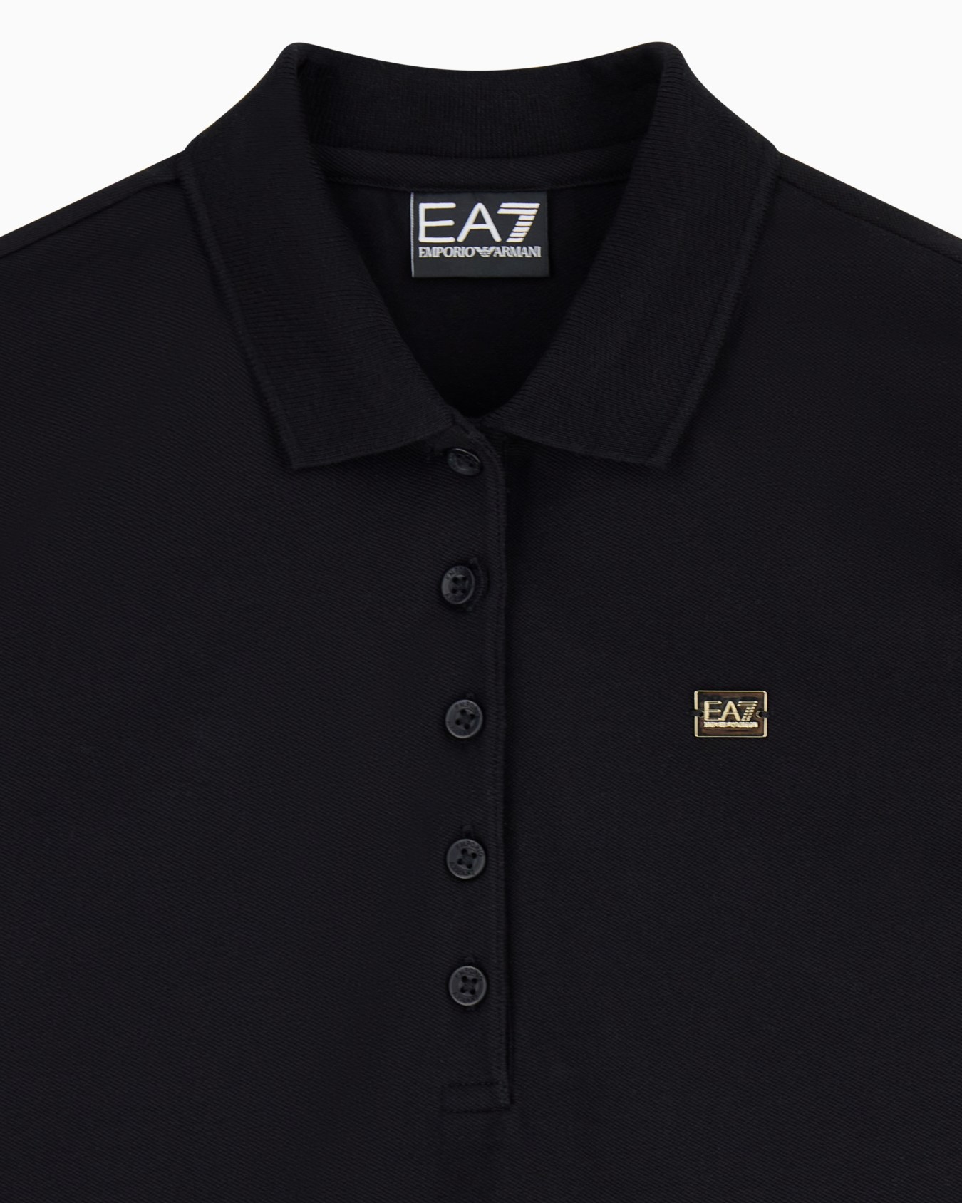 Core Lady stretch-cotton jersey polo shirt Slide 4