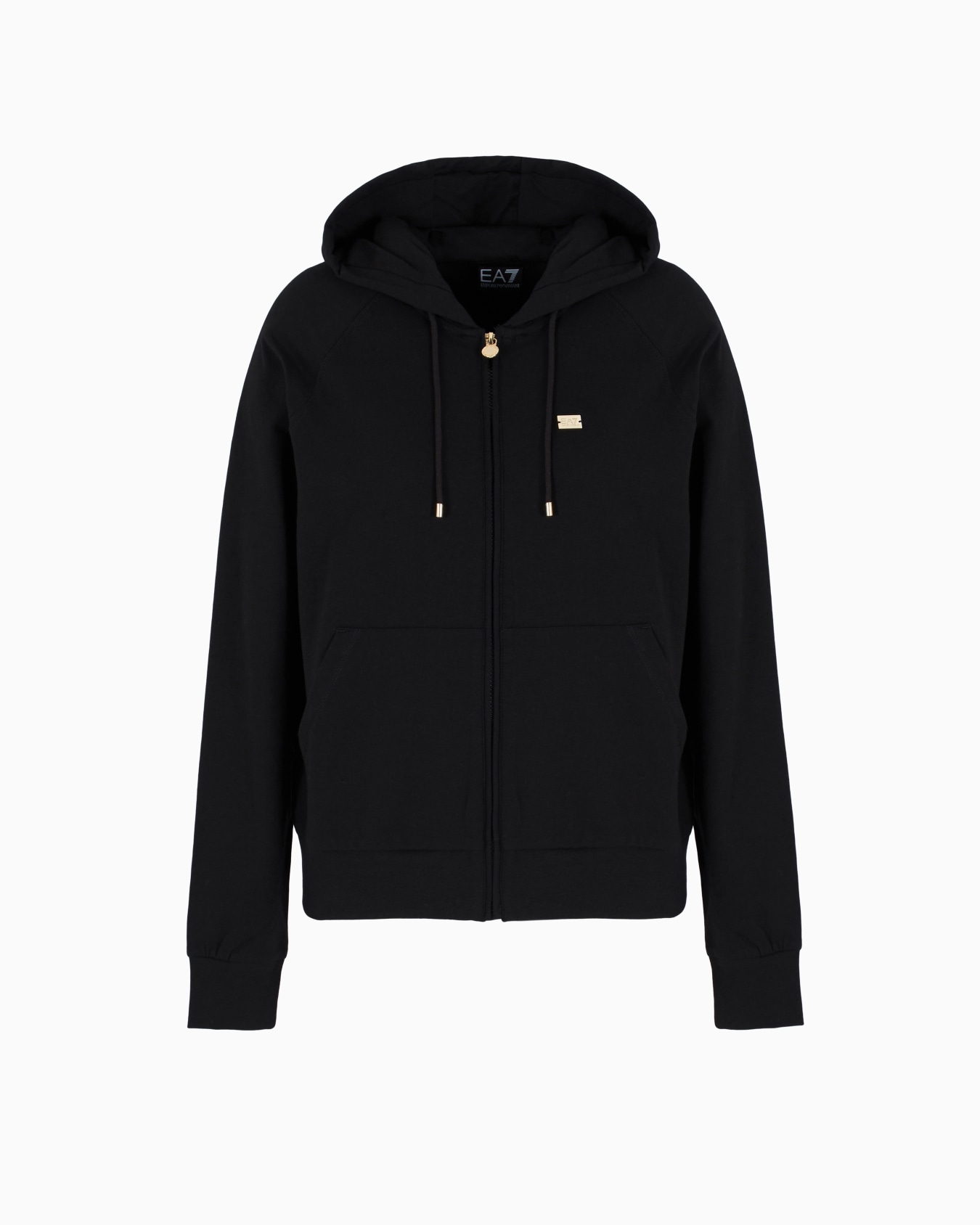 Stretch-cotton hooded Core Lady sweatshirt Slide 0