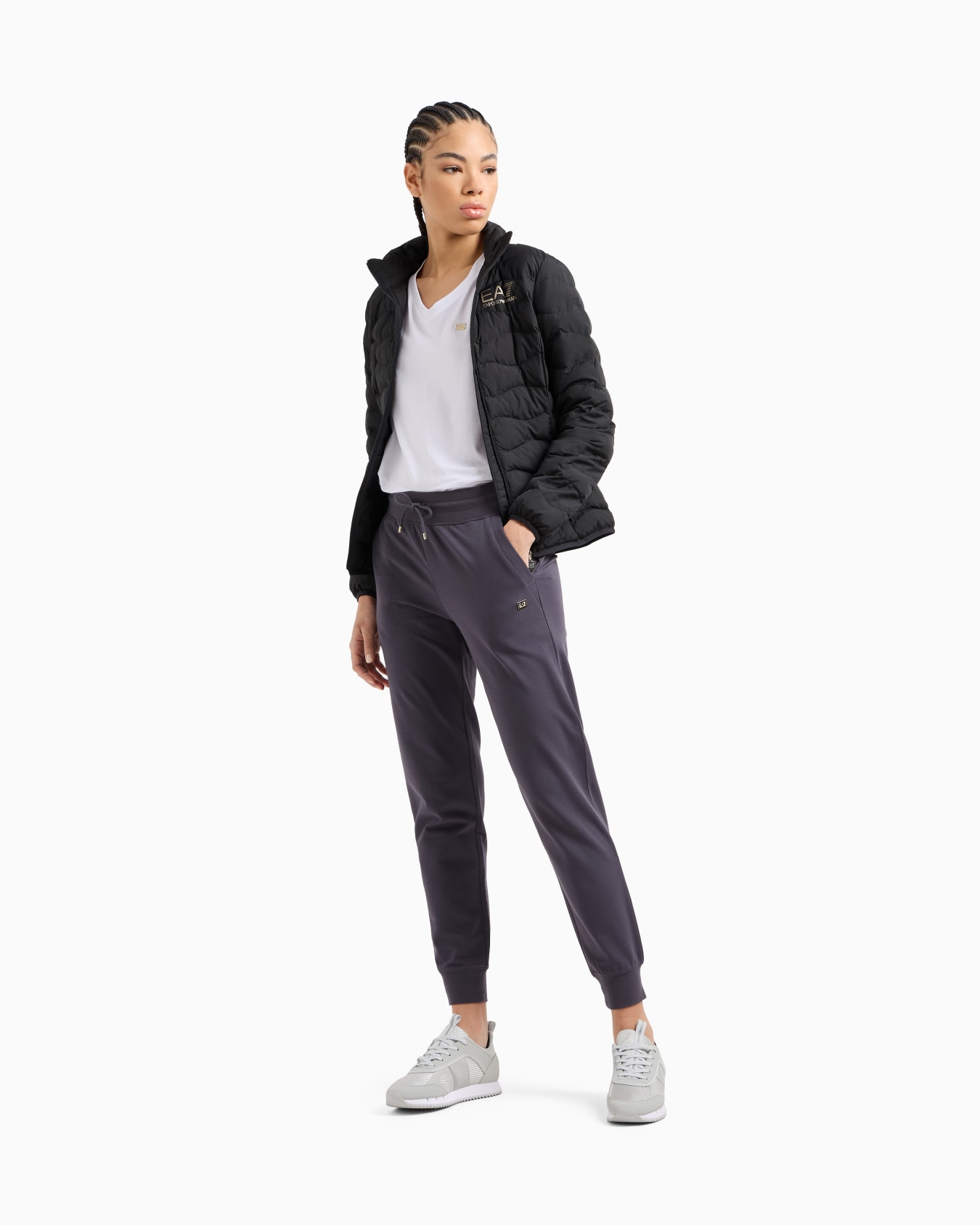Core Lady stretch-cotton joggers Slide 1