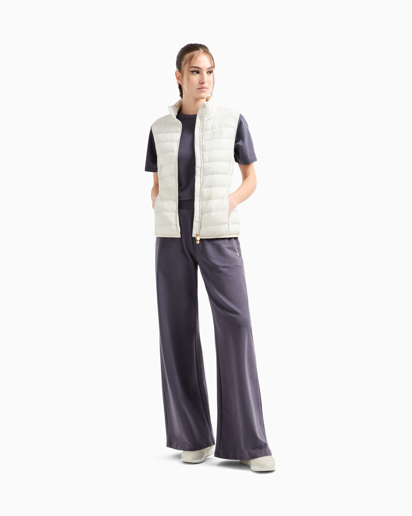 Pantalon large Core Lady en coton stretch Diapositive 1