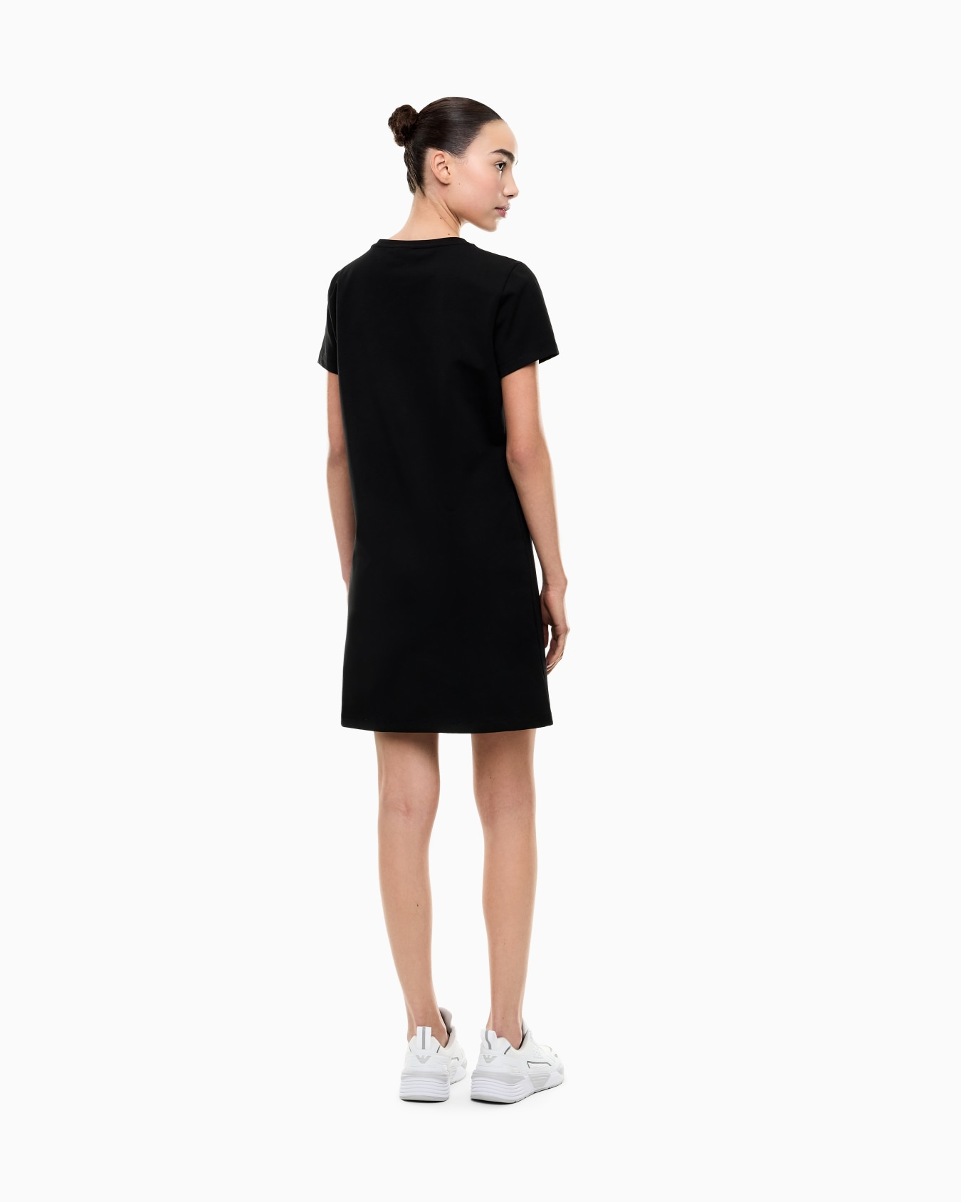 Core Lady stretch-cotton jersey short dress Slide 2