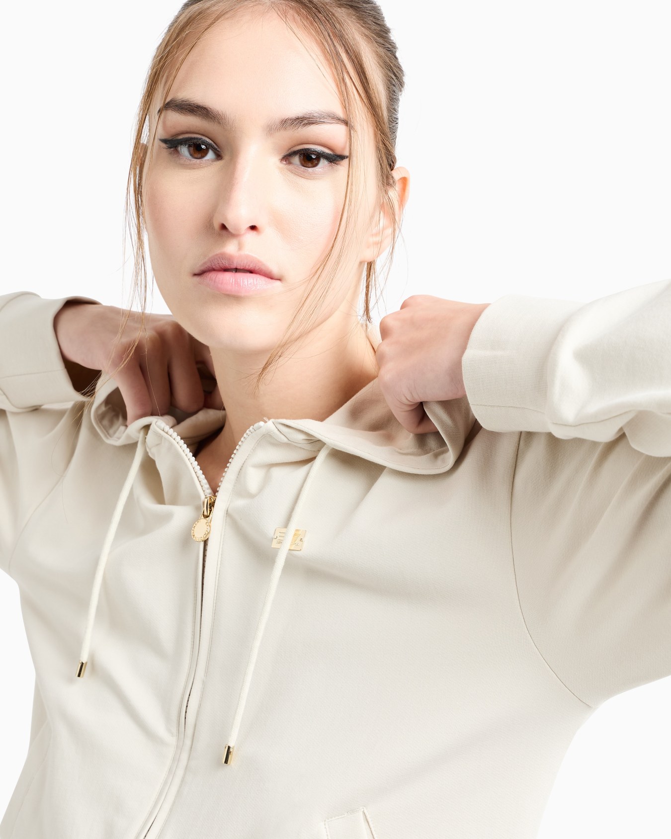 Core Lady stretch-cotton tracksuit Slide 4