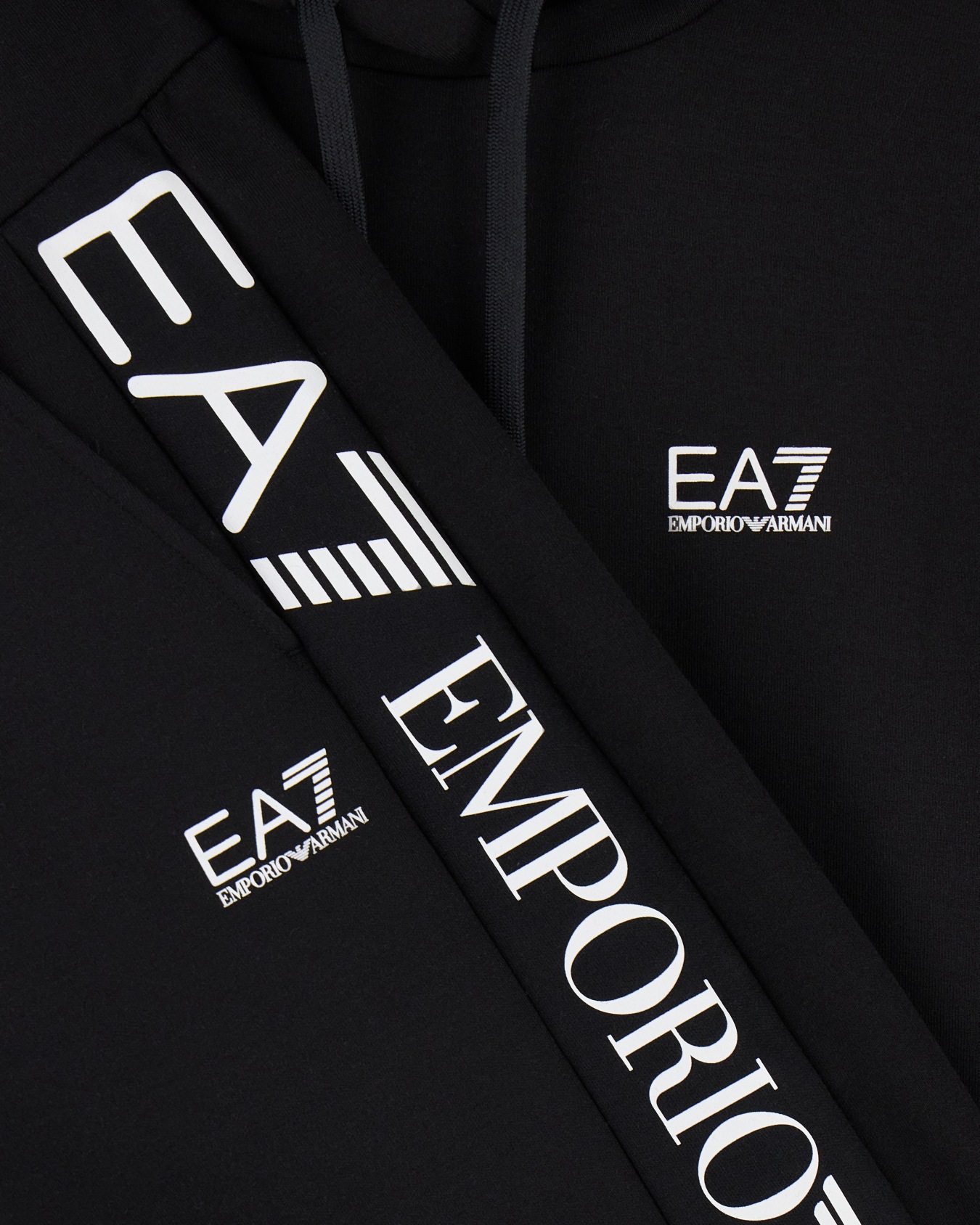 Stretch cotton-jersey tracksuit with logo Slide 4