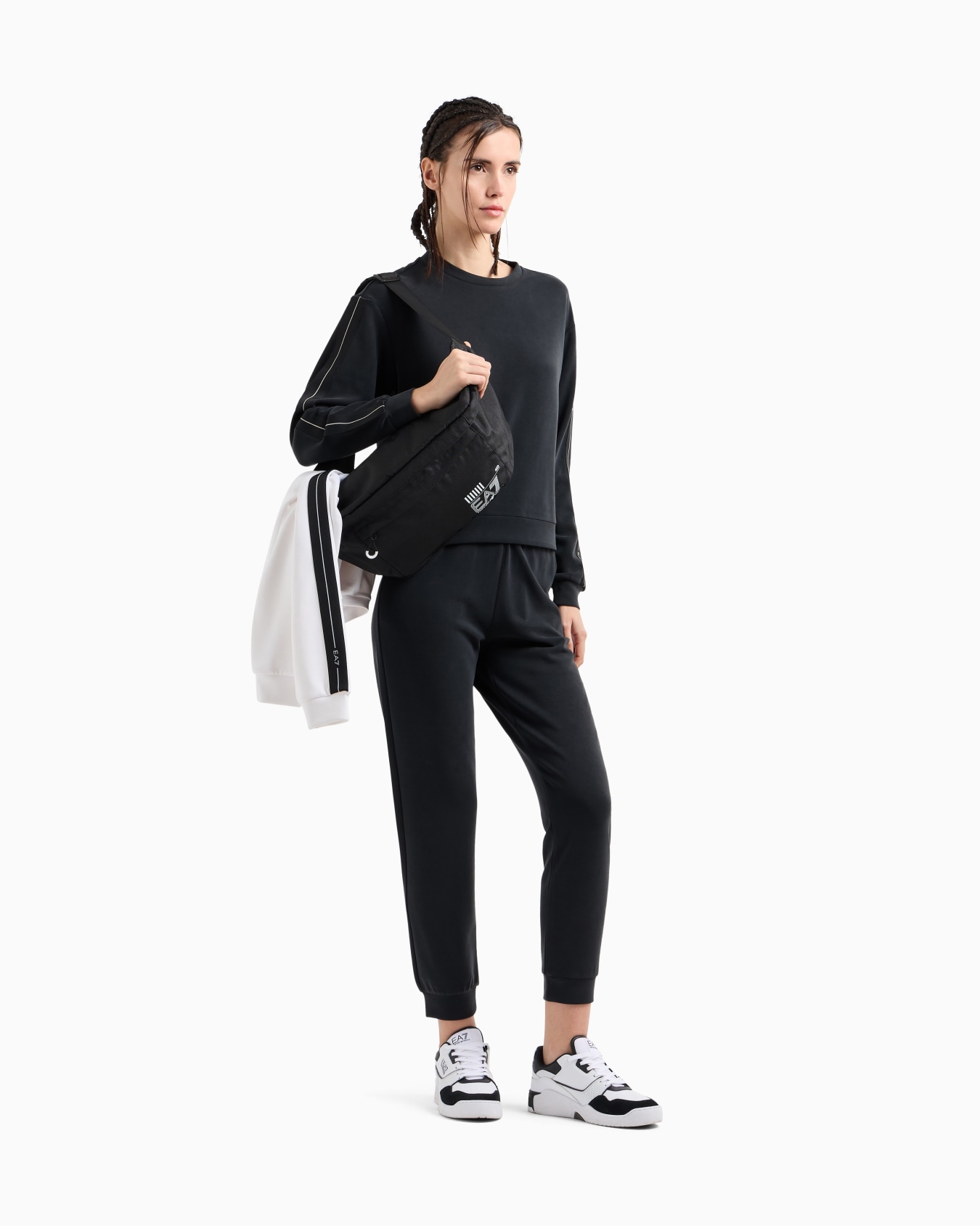 Logo Series stretch modal blend tracksuit Slide 3