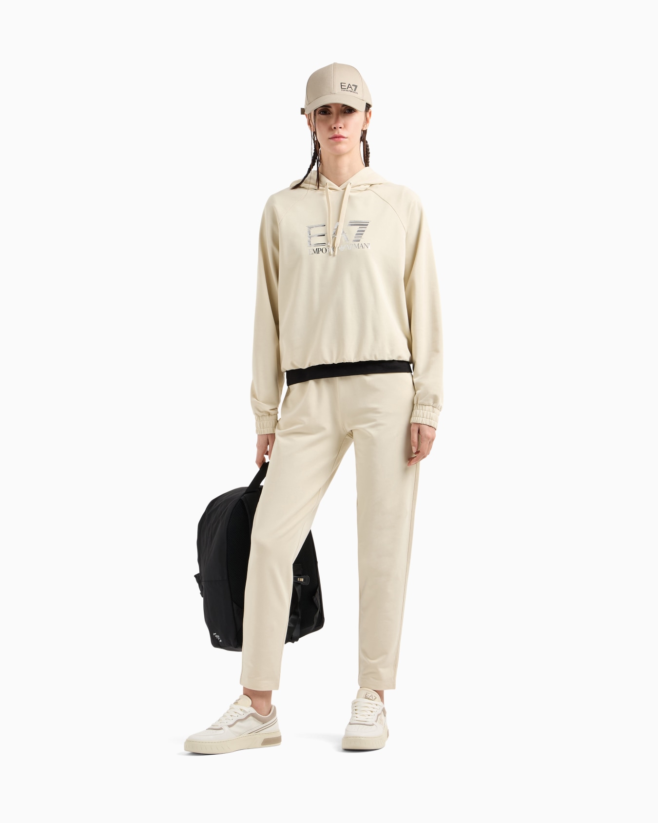 Cotton and modal blend tracksuit Slide 1