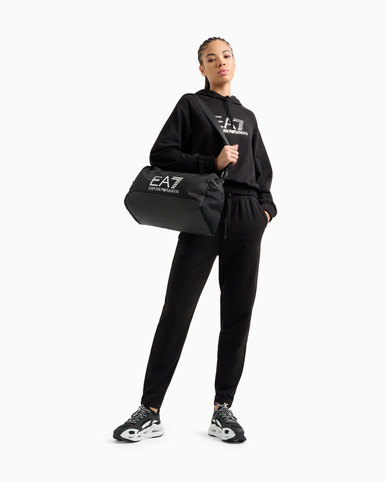 Cotton and modal blend tracksuit Slide 1