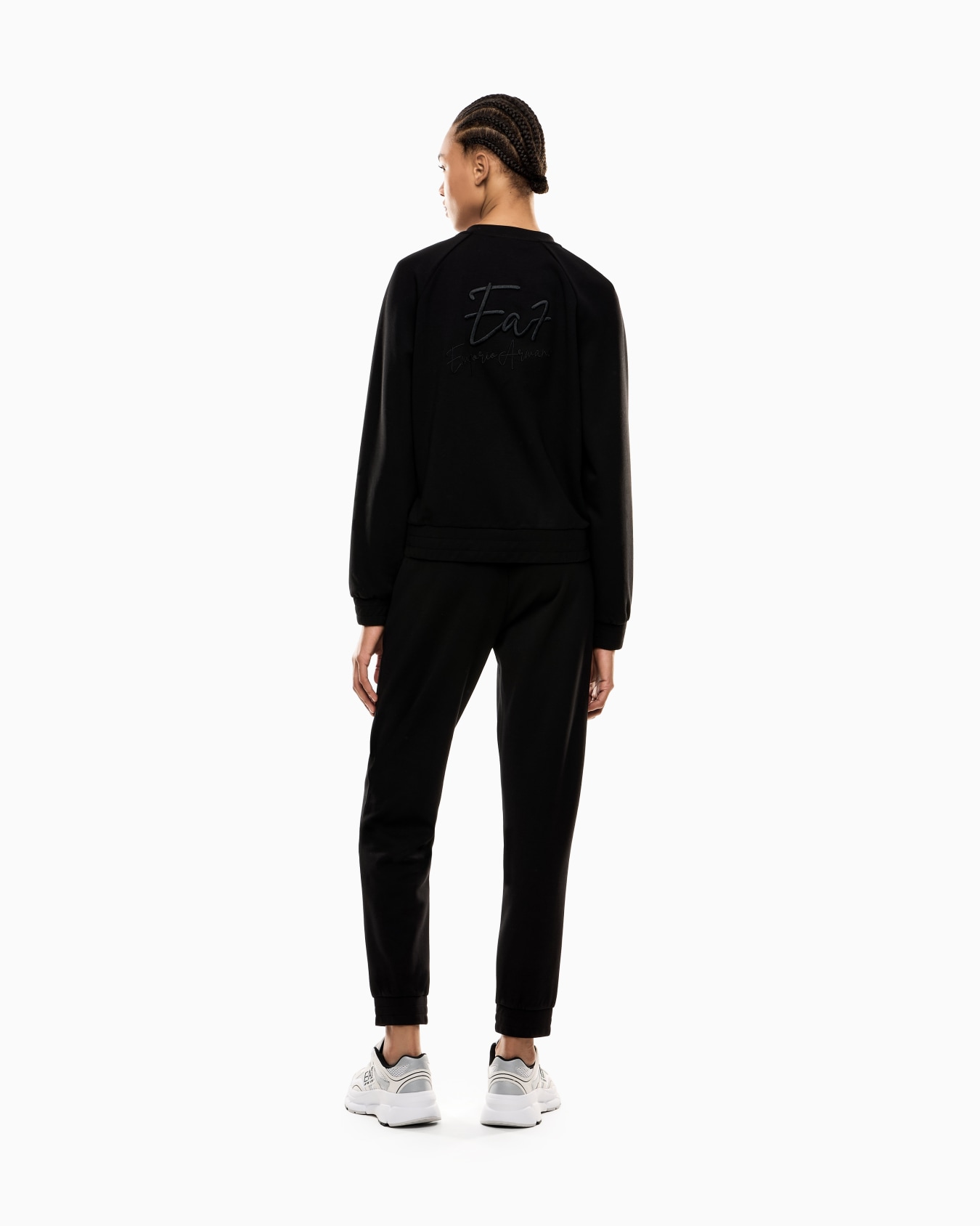 Stretch cotton-modal blend interlock tracksuit Slide 2
