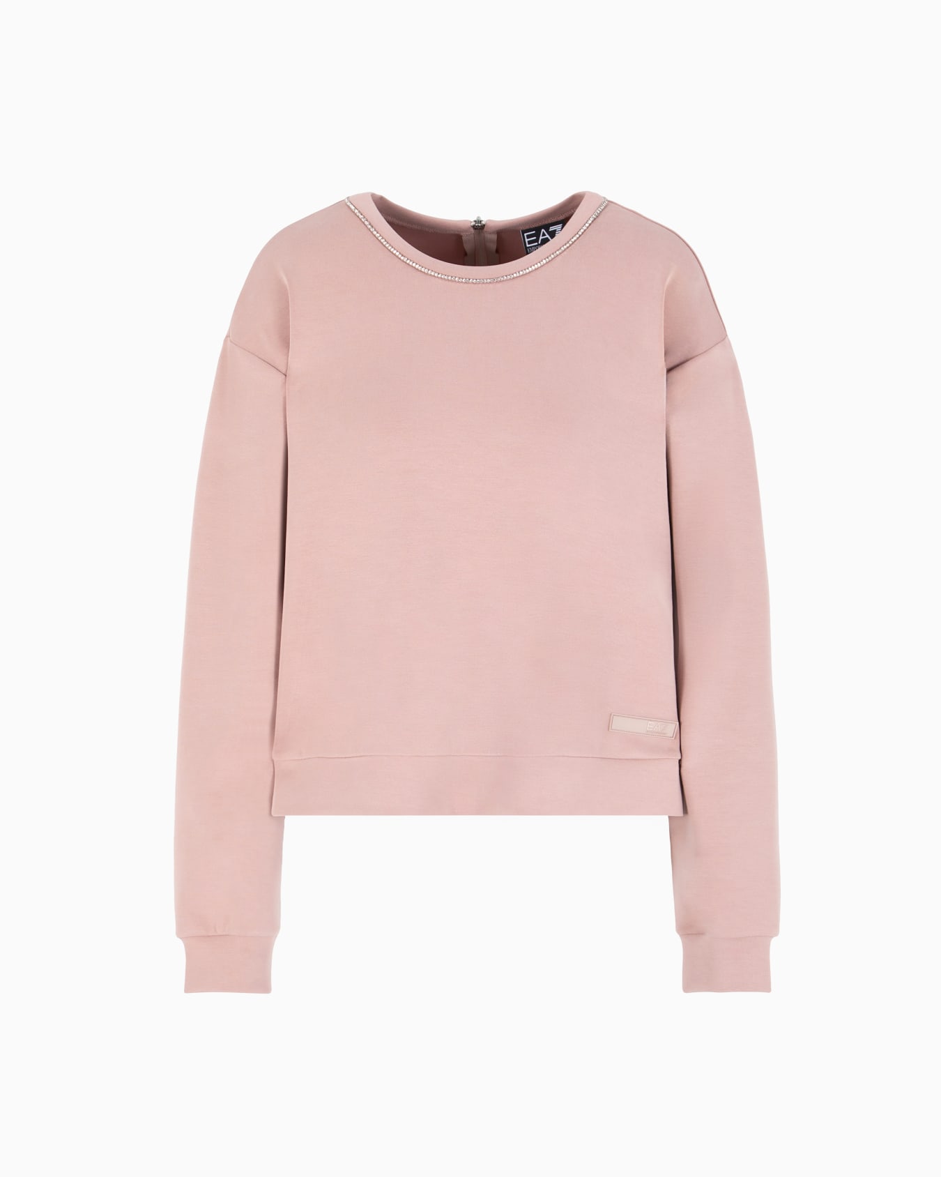 Precious stretch modal-blend crew-neck sweatshirt Slide 0