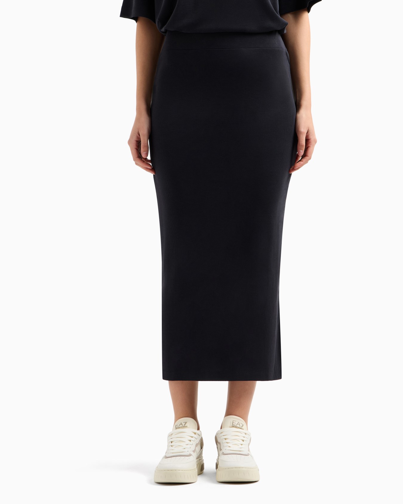 Precious stretch modal-blend long skirt Slide 3