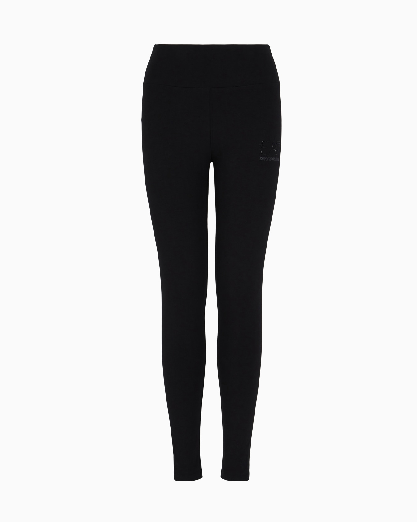 Legging Logo Series avec logo EA7 en strass Diapositive 0