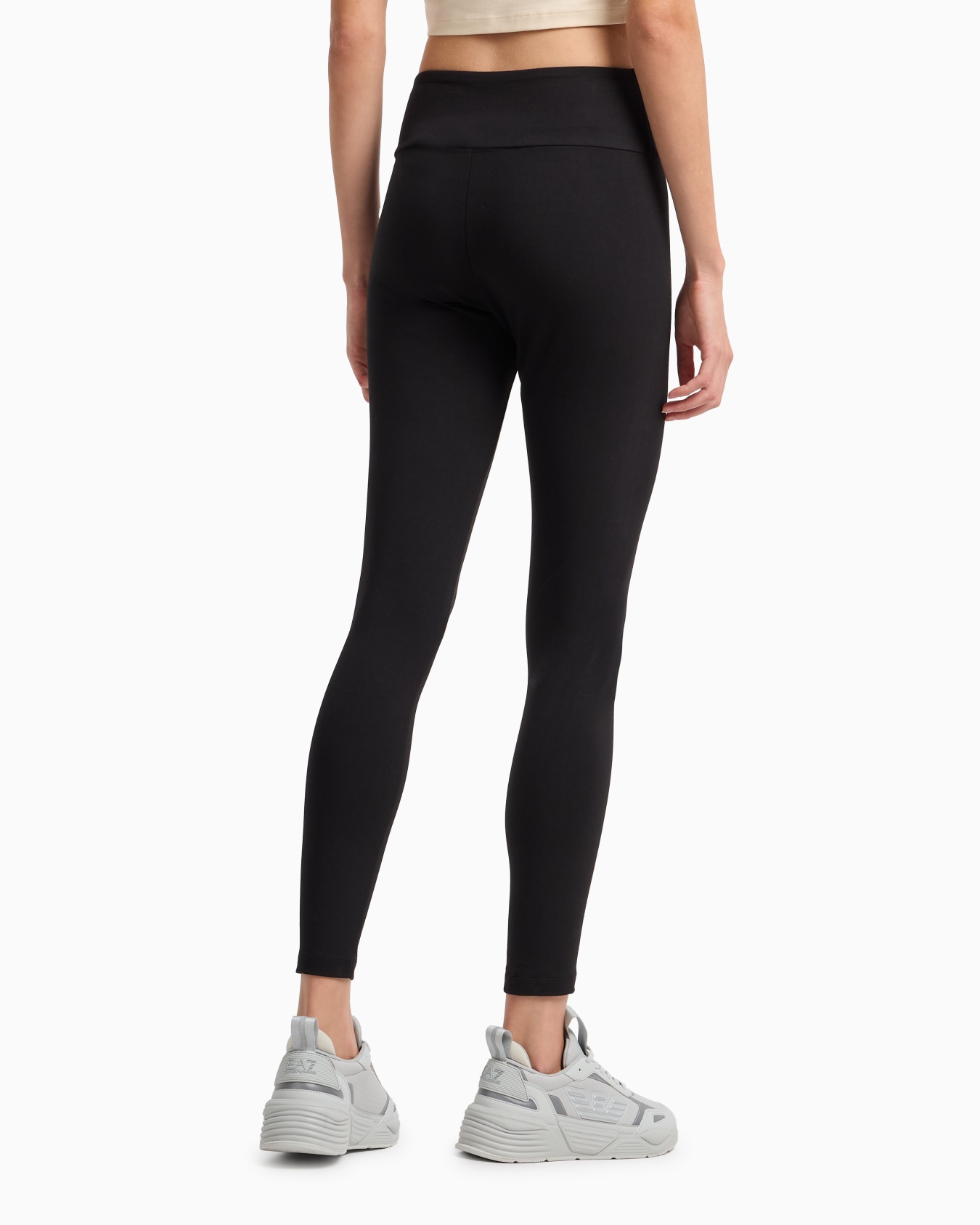 Legging Logo Series avec logo EA7 en strass Diapositive 2