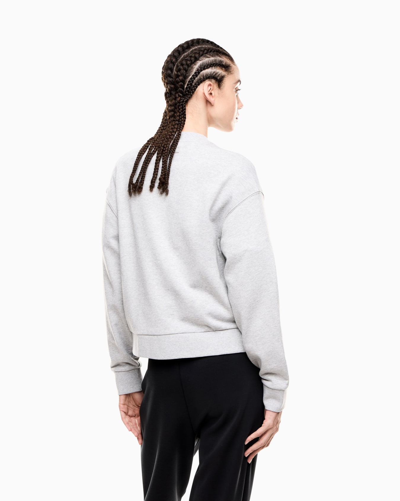 Logo Series stretch-cotton crew-neck sweatshirt Slide 2