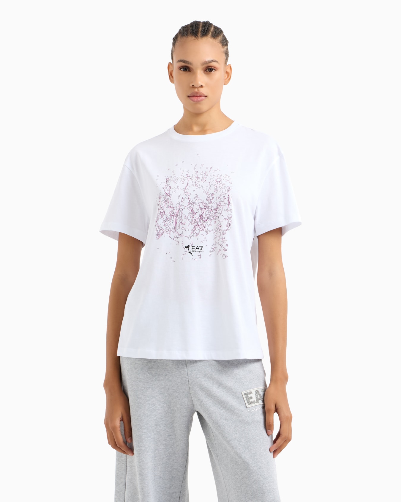 Logo Series pure cotton jersey crew-neck T-shirt  Slide 3