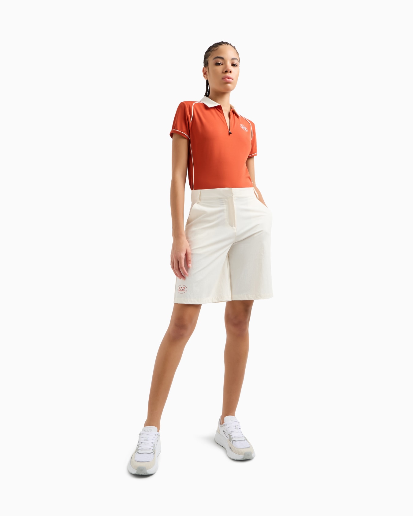 Golf Pro stretch technical fabric polo shirt  Slide 1