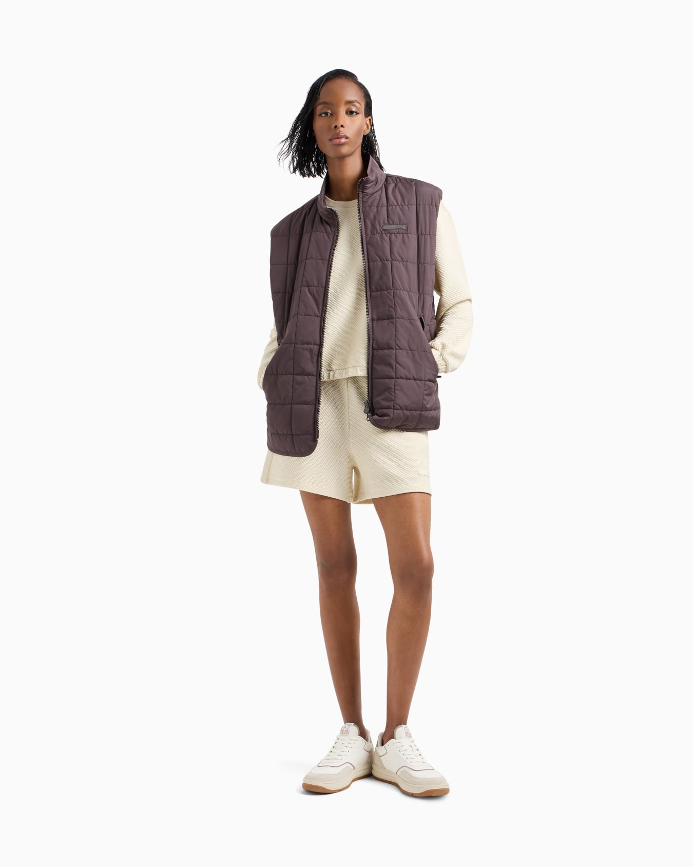 Stretch-cotton blend shorts Slide 1