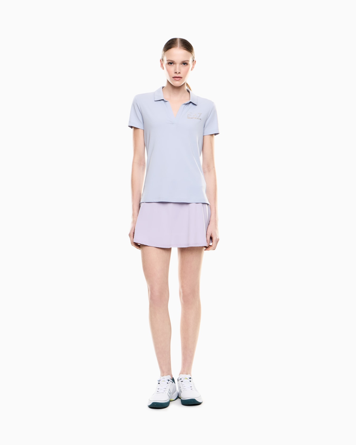 Polo a maniche corte Evolution in misto cotone e modal Slide 1