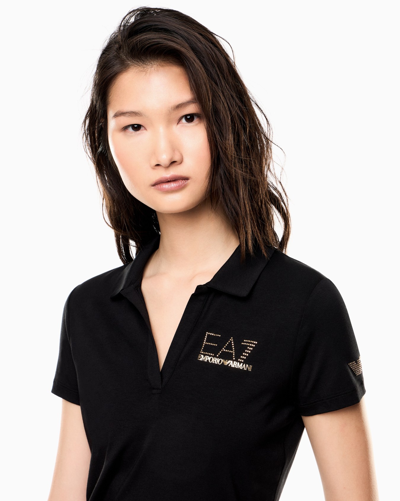 Polo de manga corta Evolution en mezcla de algodón y modal Diapositiva 4