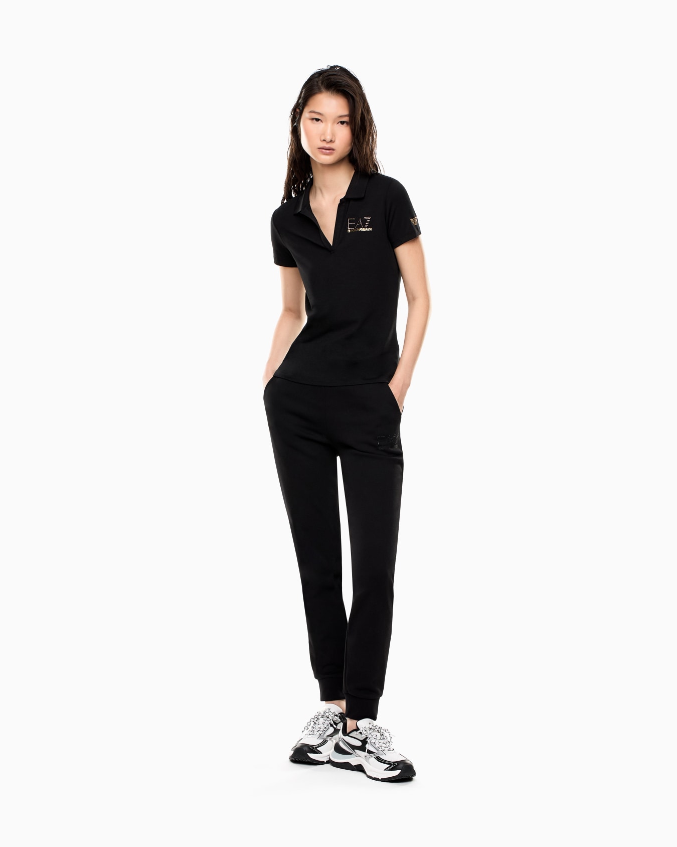 Polo de manga corta Evolution en mezcla de algodón y modal Diapositiva 1