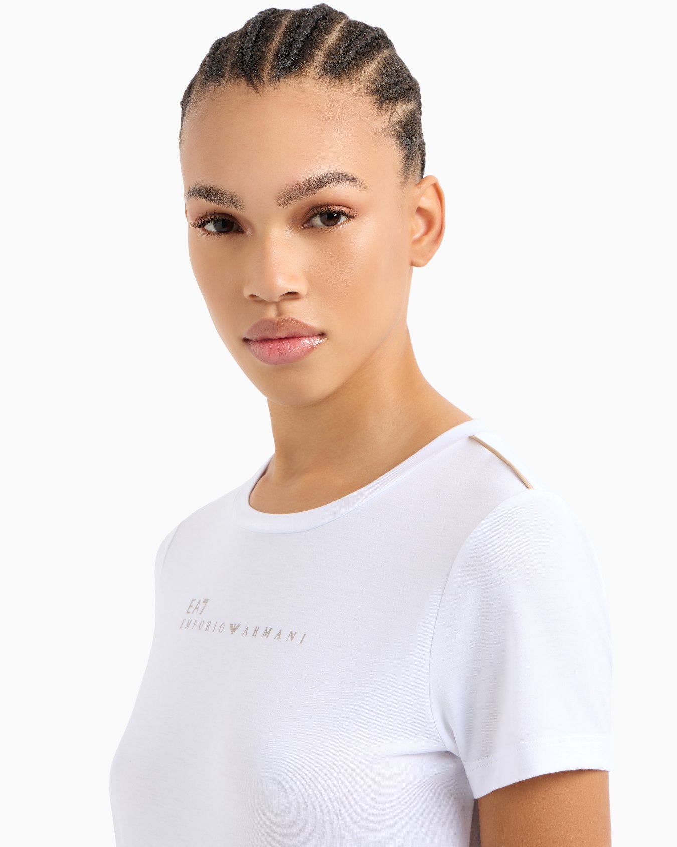 Camiseta de cuello redondo Dynamic Athlete de tejido técnico Natural VENTUS7 Diapositiva 4