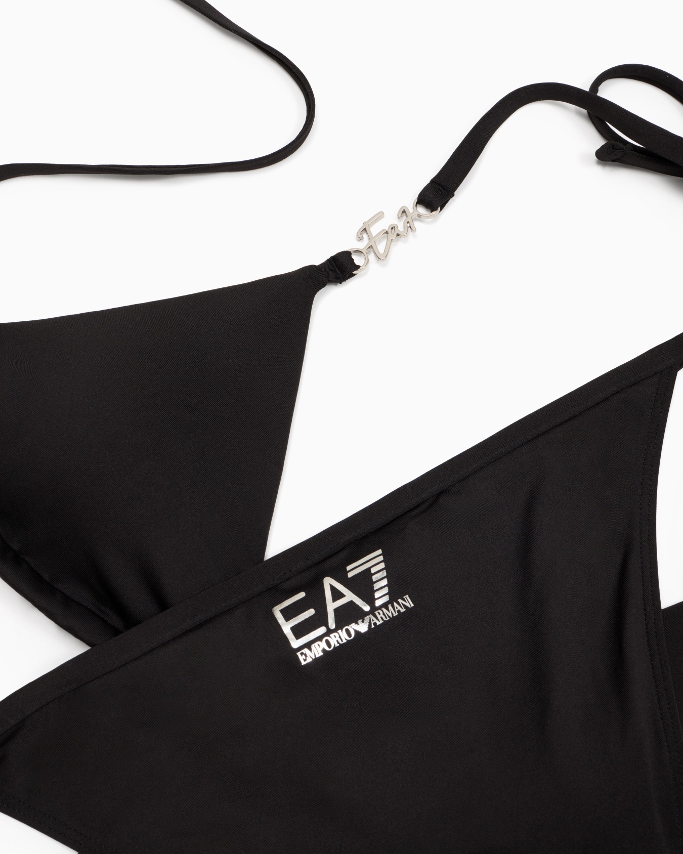 Triangle bikini in technical fabric Slide 3