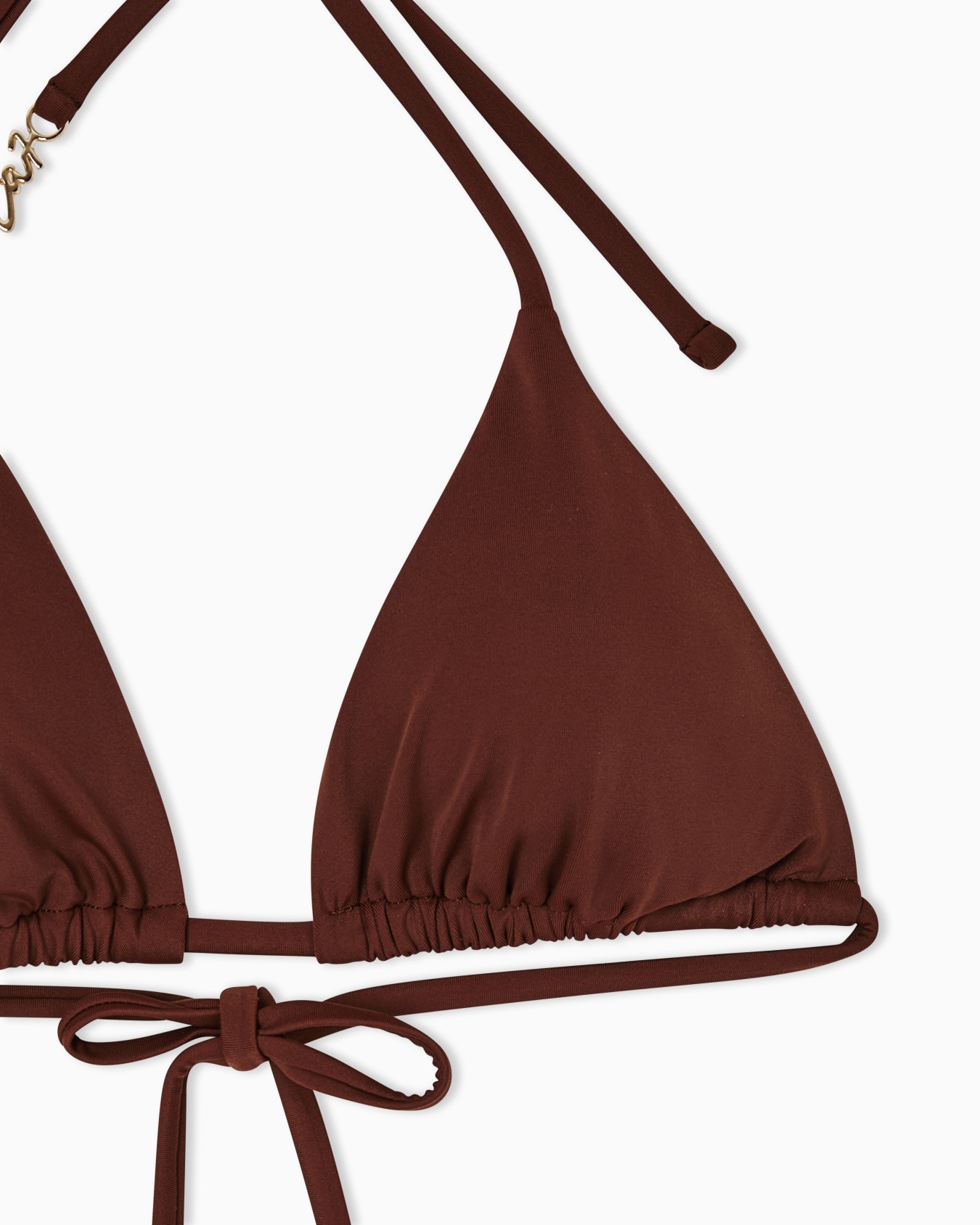 메탈릭 로고 트라이앵글 비키니 슬라이드 3