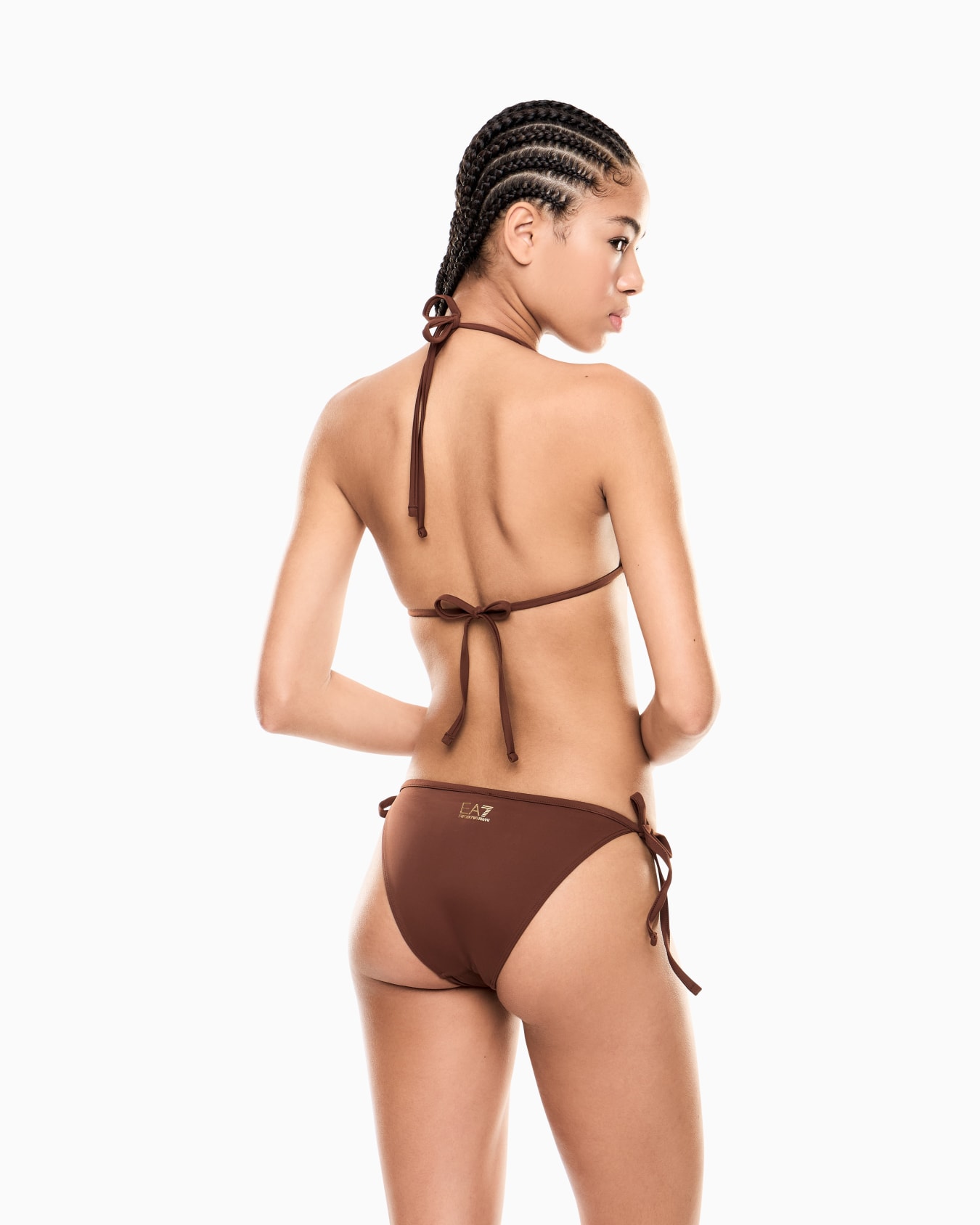 메탈릭 로고 트라이앵글 비키니 슬라이드 2