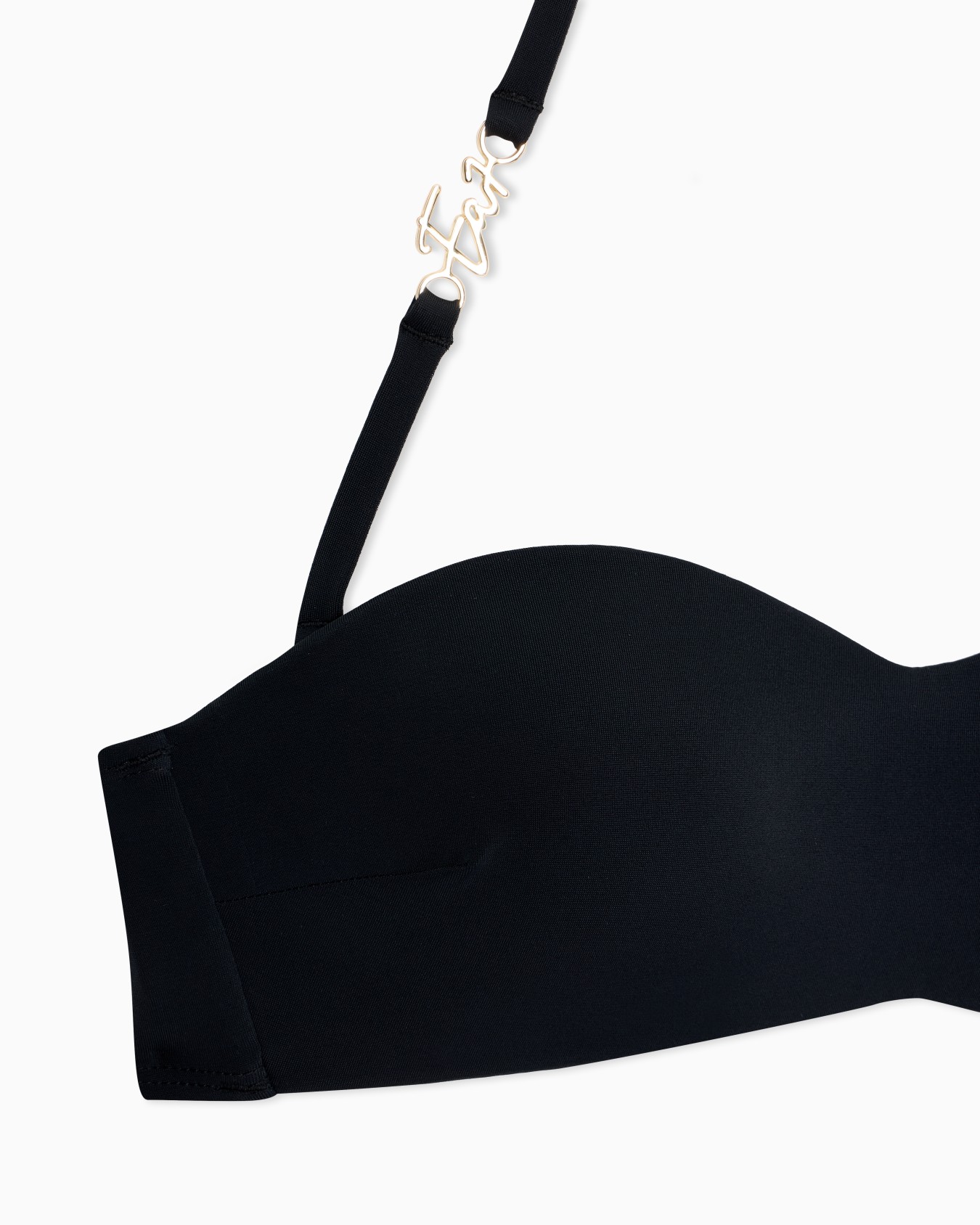 Bandeau bikini with logo Slide 1