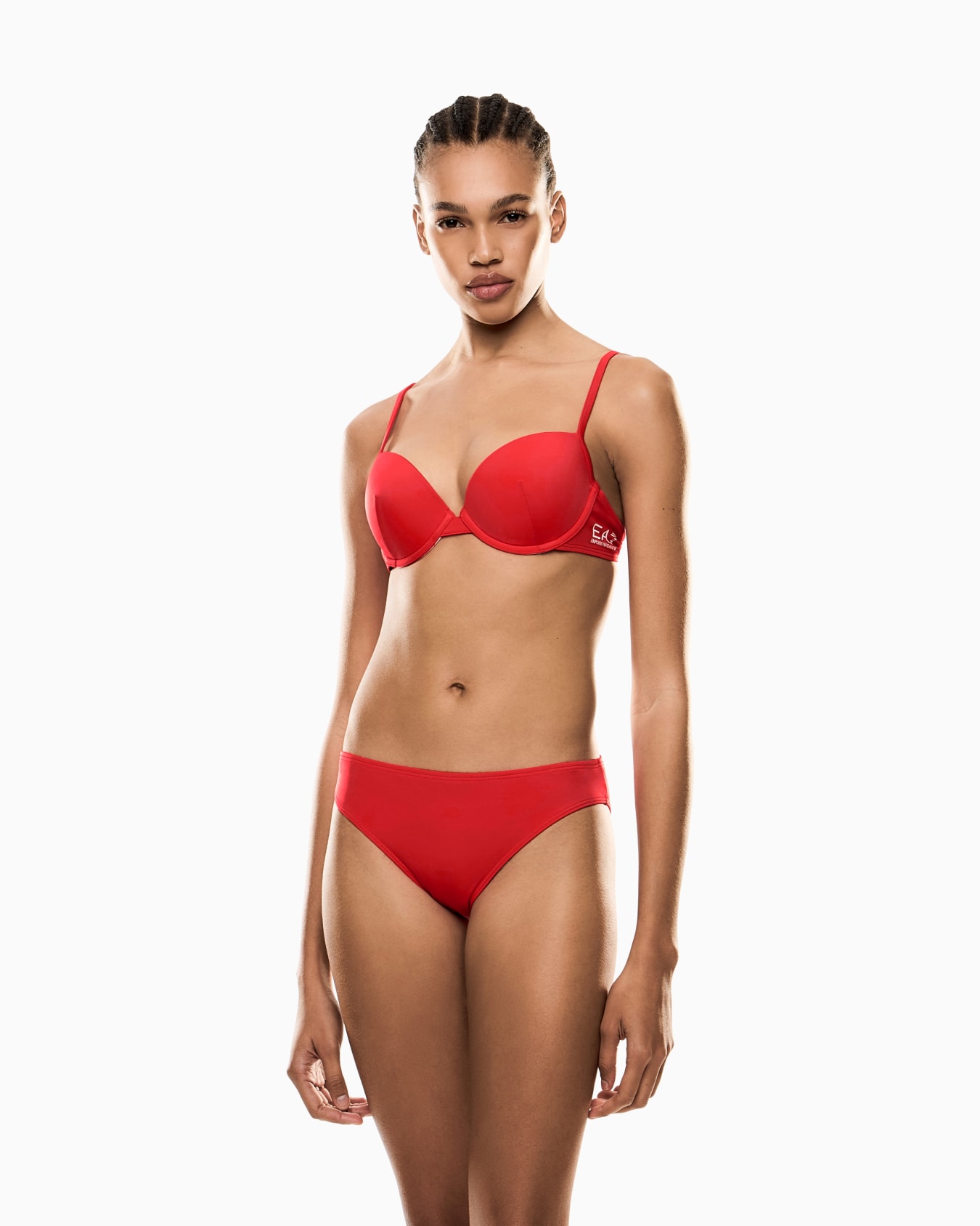 Bikini bralette push up con logo Slide 1