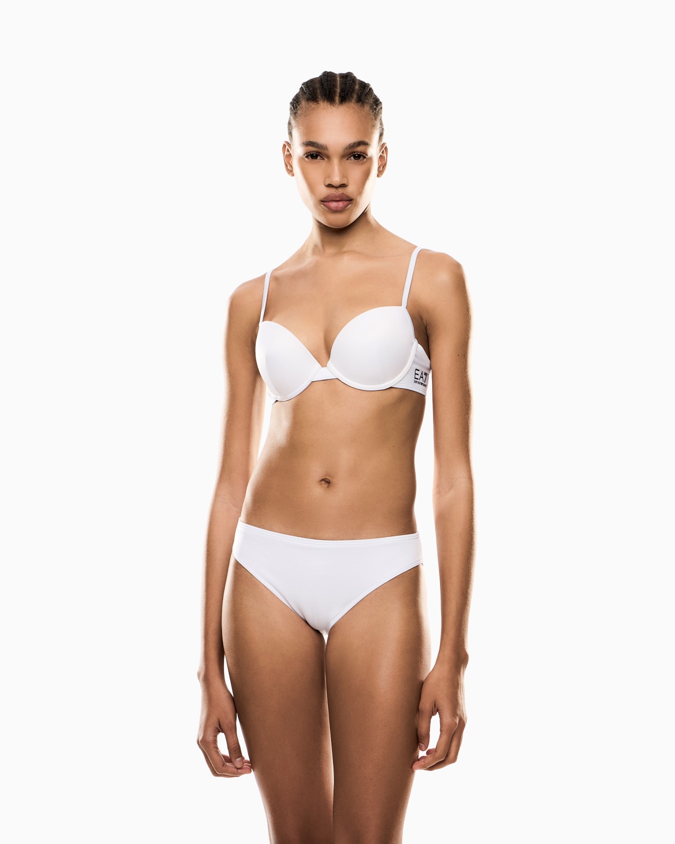 Bikini bralette push up con logo Slide 1