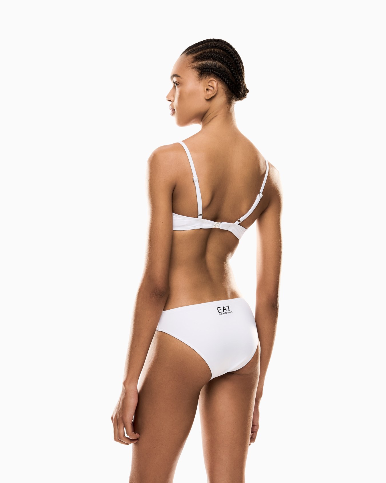 Bikini bralette push-up con logotipo Diapositiva 2