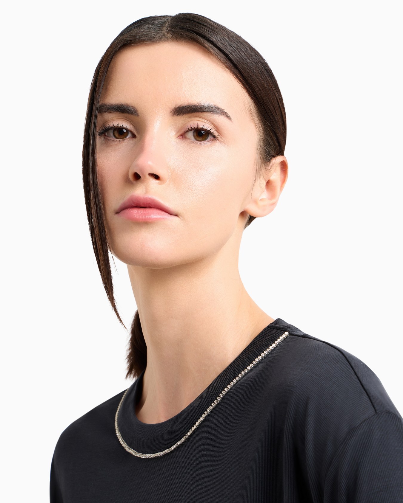 Camiseta de cuello redondo Precious de mezcla de modal Diapositiva 4