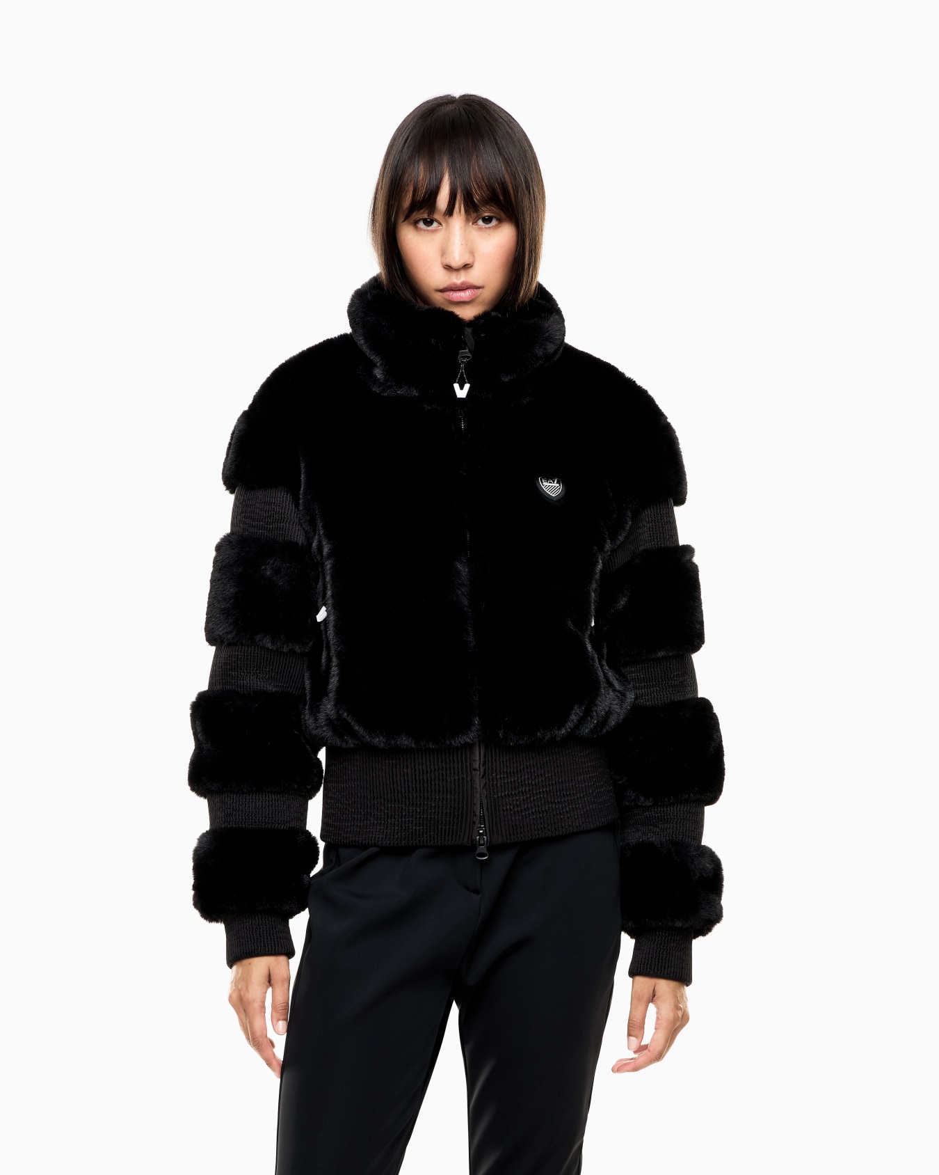 Faux-fur ski jacket Slide 3
