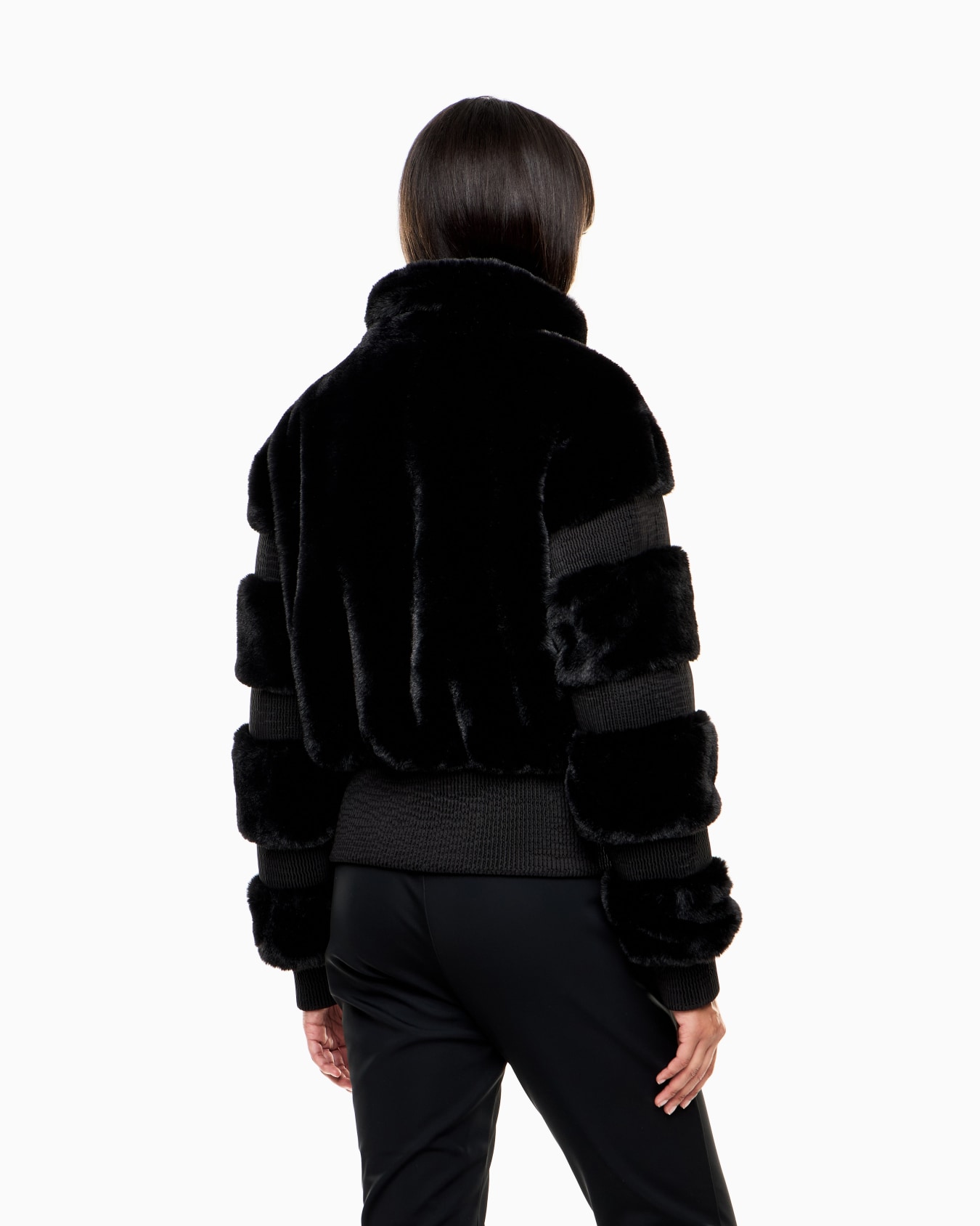 Faux-fur ski jacket Slide 2