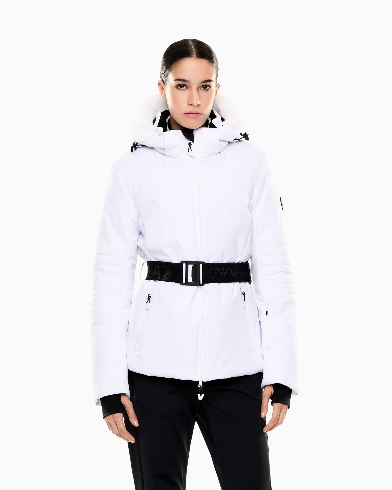 Giacca tecnica da sci con cintura imbottita in STRATUM7 Slide 3