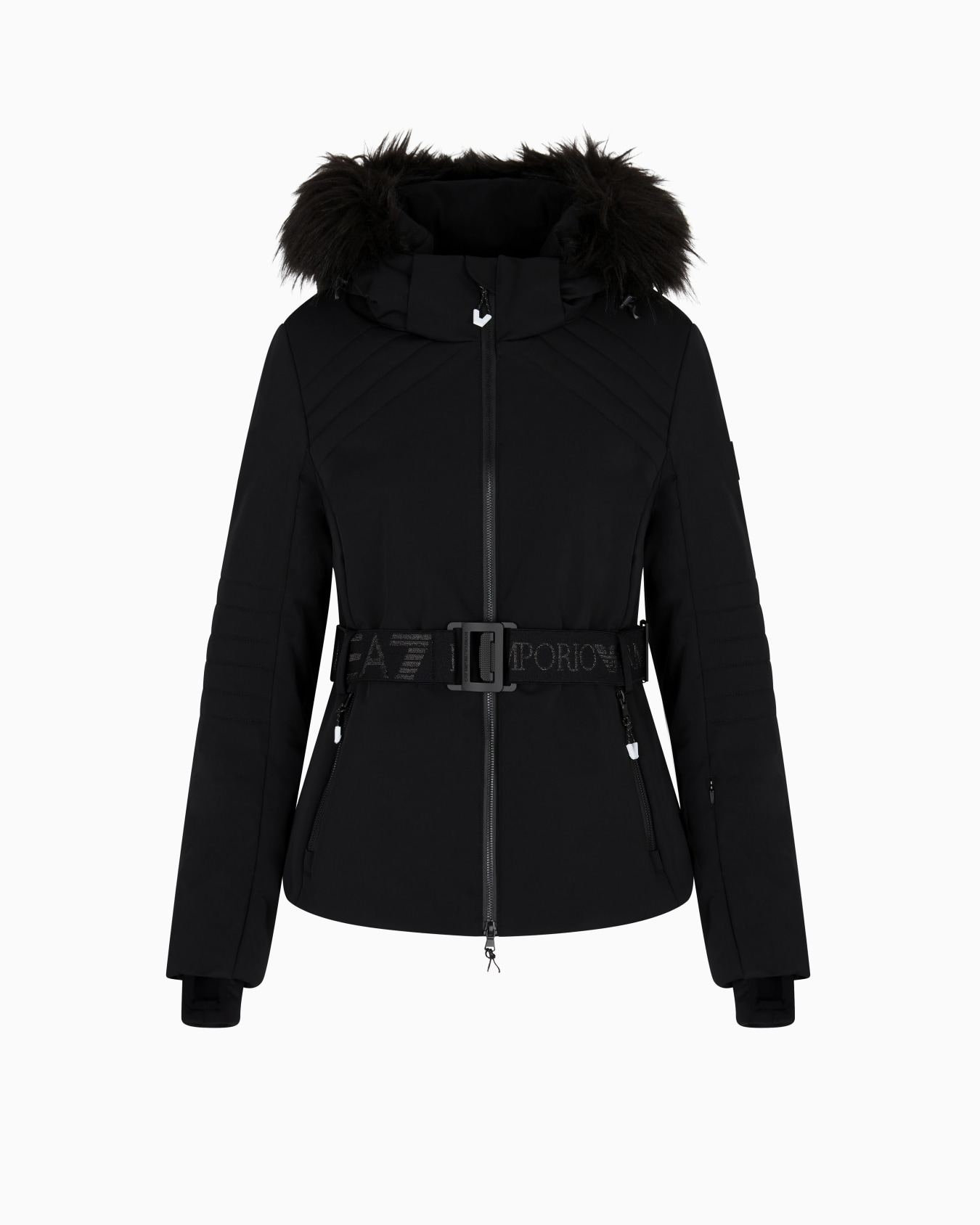 Giacca tecnica da sci con cintura imbottita in STRATUM7 Slide 0