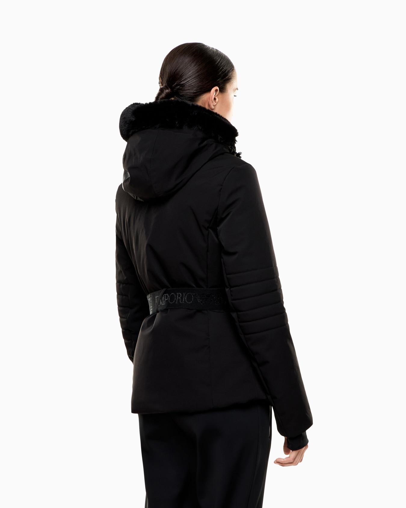 Giacca tecnica da sci con cintura imbottita in STRATUM7 Slide 2