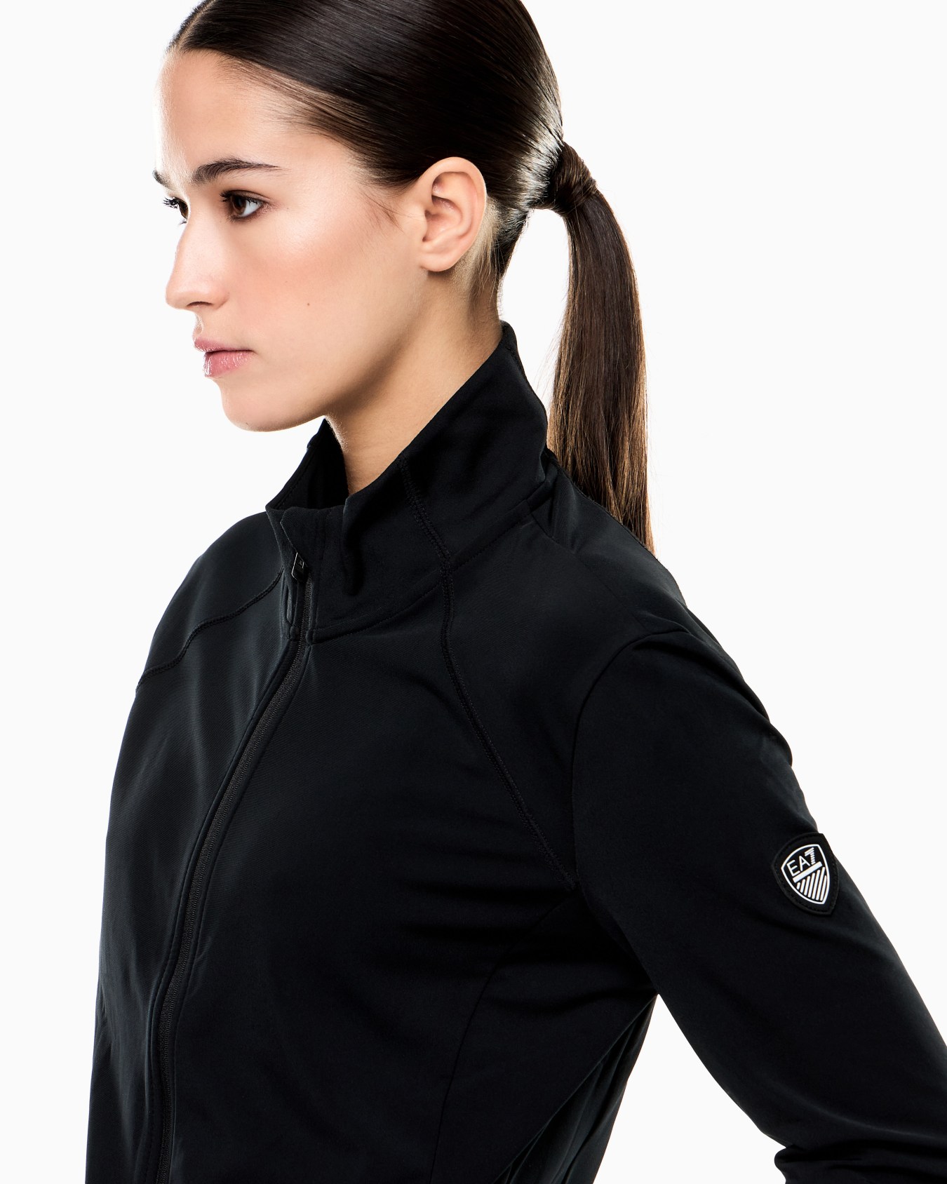 Powerstretch fabric technical ski fleece Slide 4