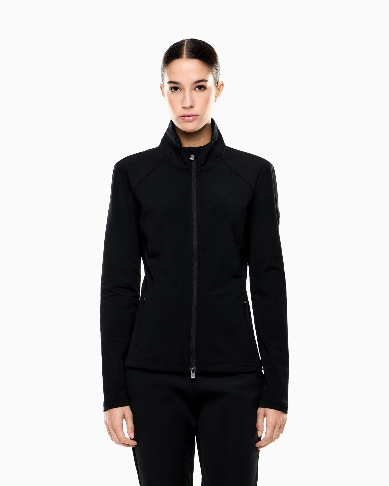Powerstretch fabric technical ski fleece Slide 3