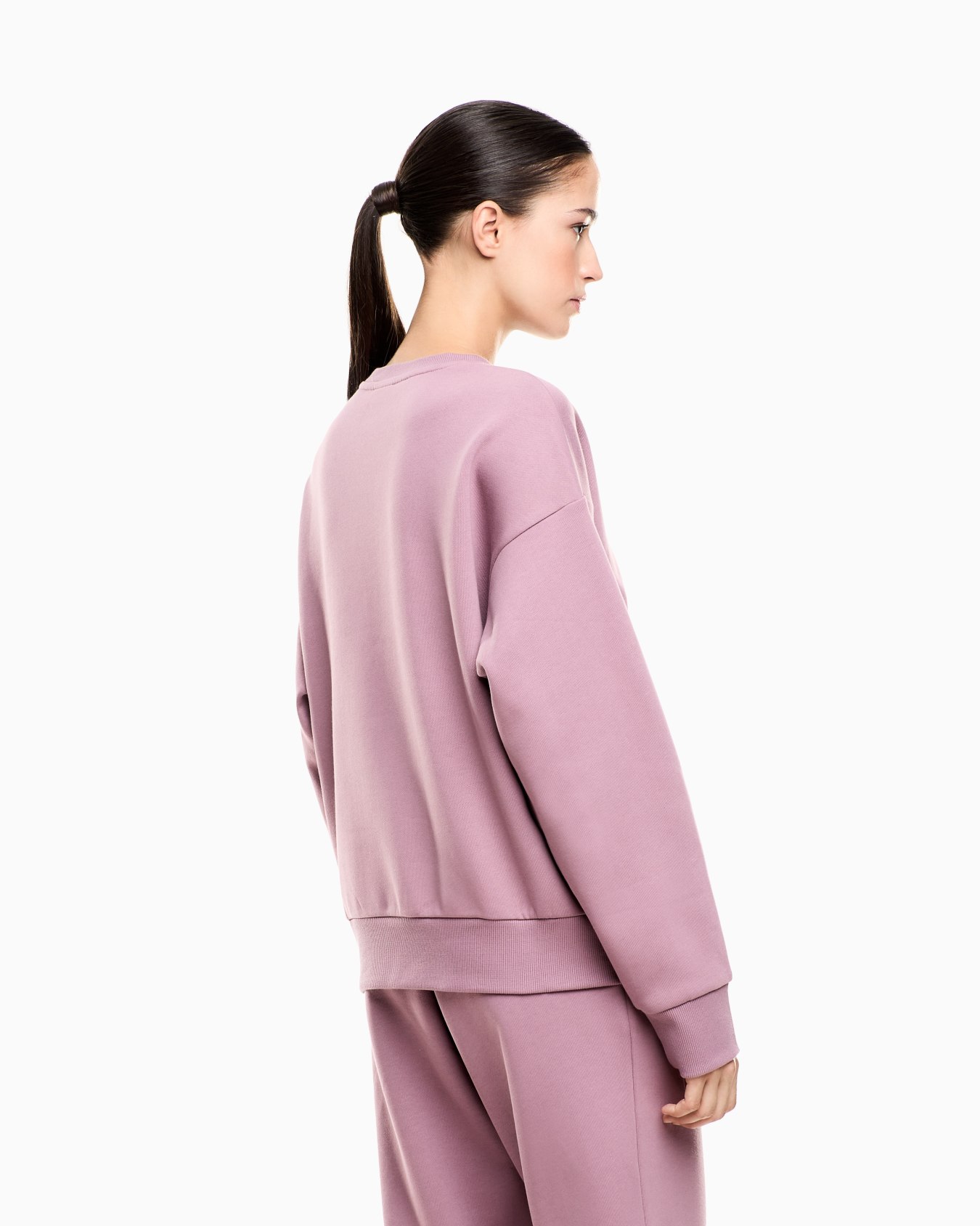 Felpa Visibility in misto cotone con maxi logo Slide 2