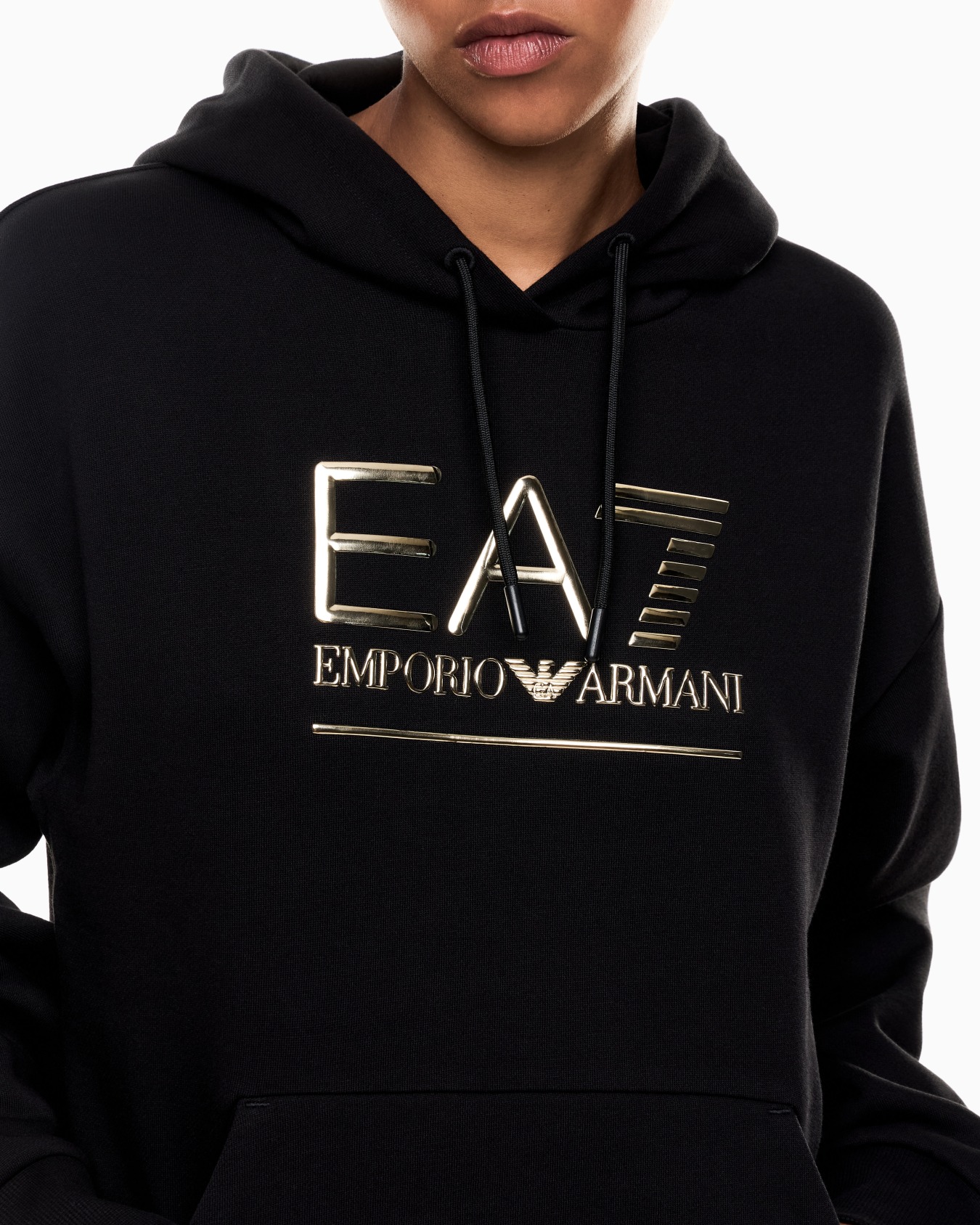 Visibility Sweatshirt mit Kapuze aus einer Baumwollmischung  Folie 4