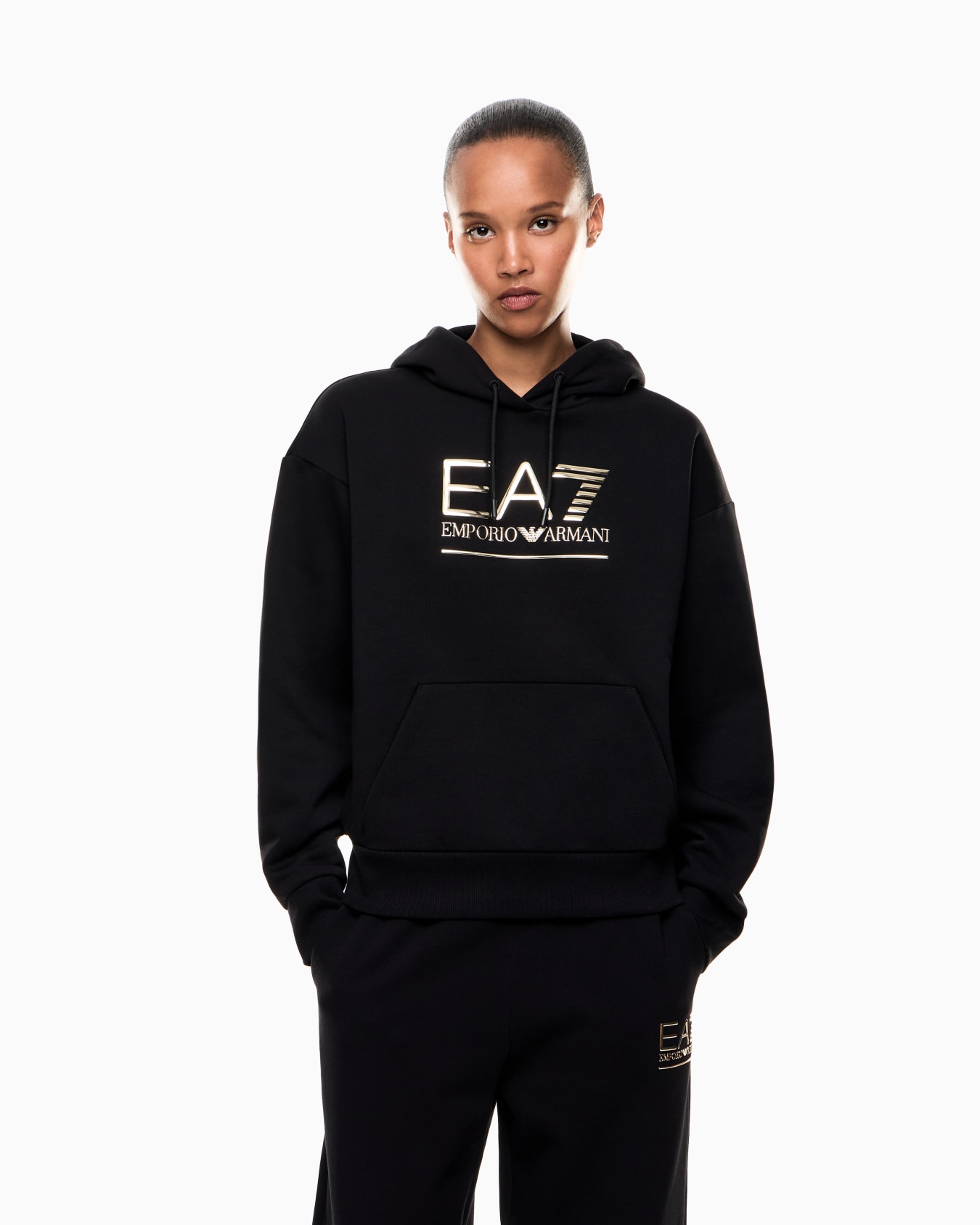 Visibility Sweatshirt mit Kapuze aus einer Baumwollmischung  Folie 3