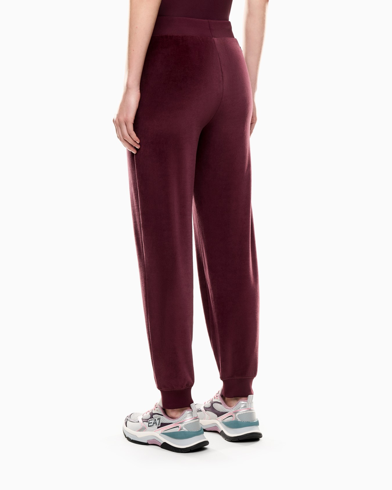 Pantaloni jogger Atlethic Velour in ciniglia stretch Slide 2